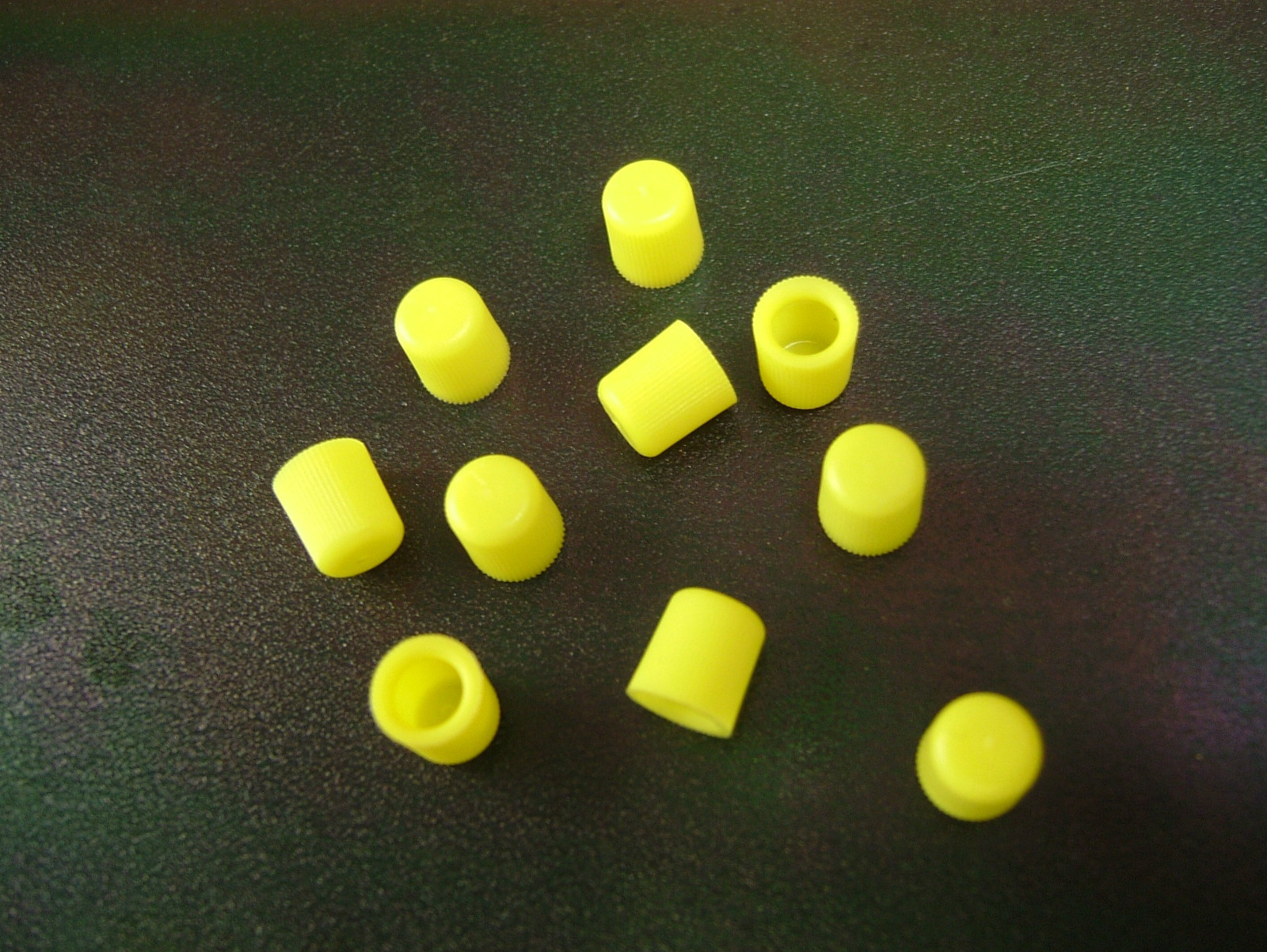 Grease Nipple Cap - Hi-Viz Yellow - Compact Press Fit Caps - Handy Pack of 10