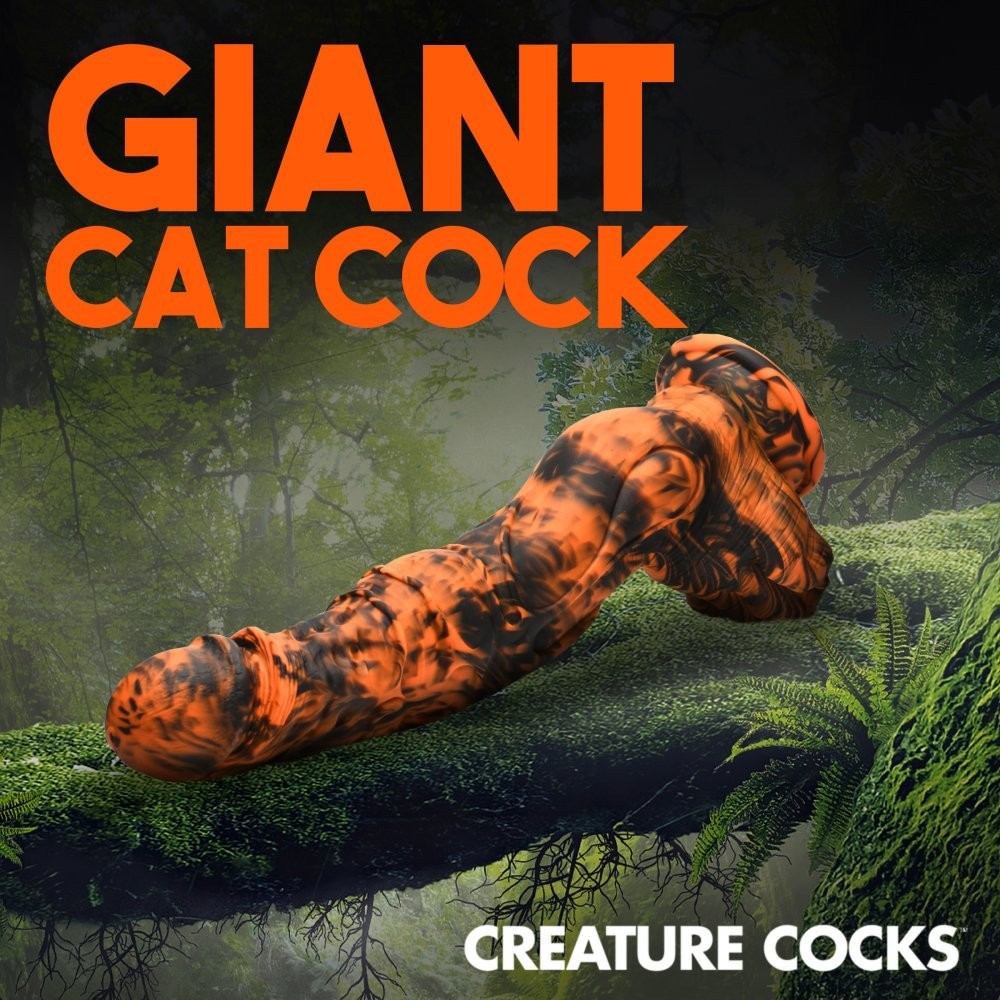 Sabretooth Tiger Silicone Dildo Creature Cocks Sabre Tooth Cock Suction Cup Stra