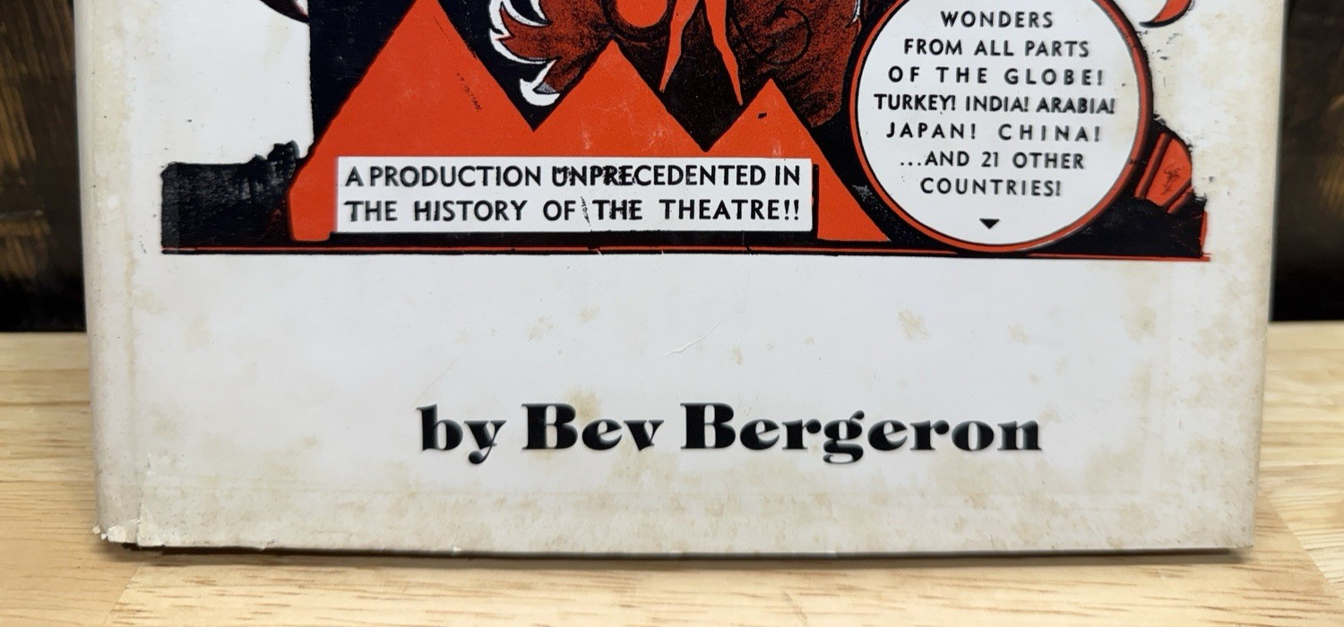 Willard The Wizard Magic Book By Bev Bergeron SIGNED by Author Magician