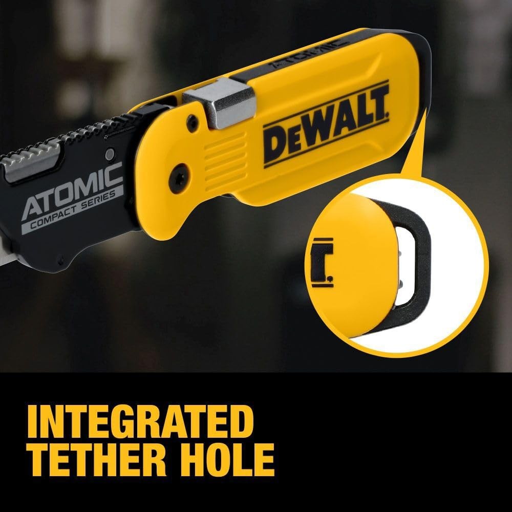 Dewalt Atomic Folding Utility Knife Push Button Flip Folding Utility Knife Blade
