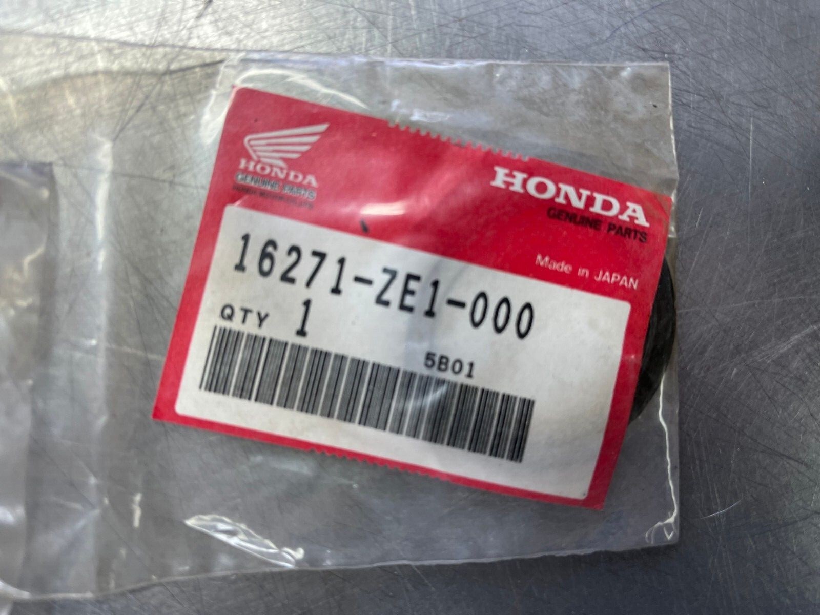 Genuine OEM HONDA  Elbow Gasket SEAL GX110 GX120 GX140 GX160 GX200 16271-ZE1-000