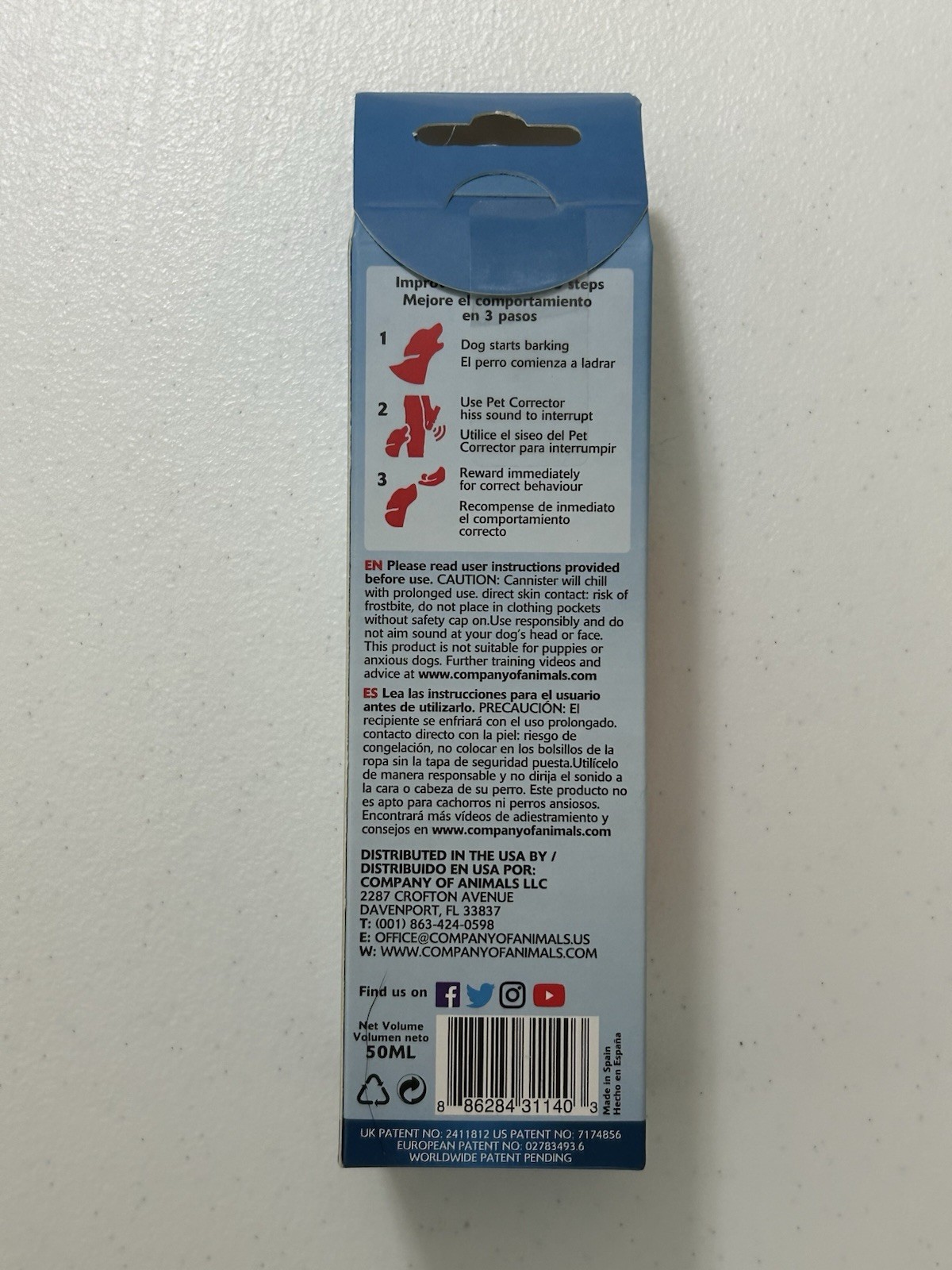 Pet Corrector for Dogs 50 mL Stops Barking Unwanted Behaviors