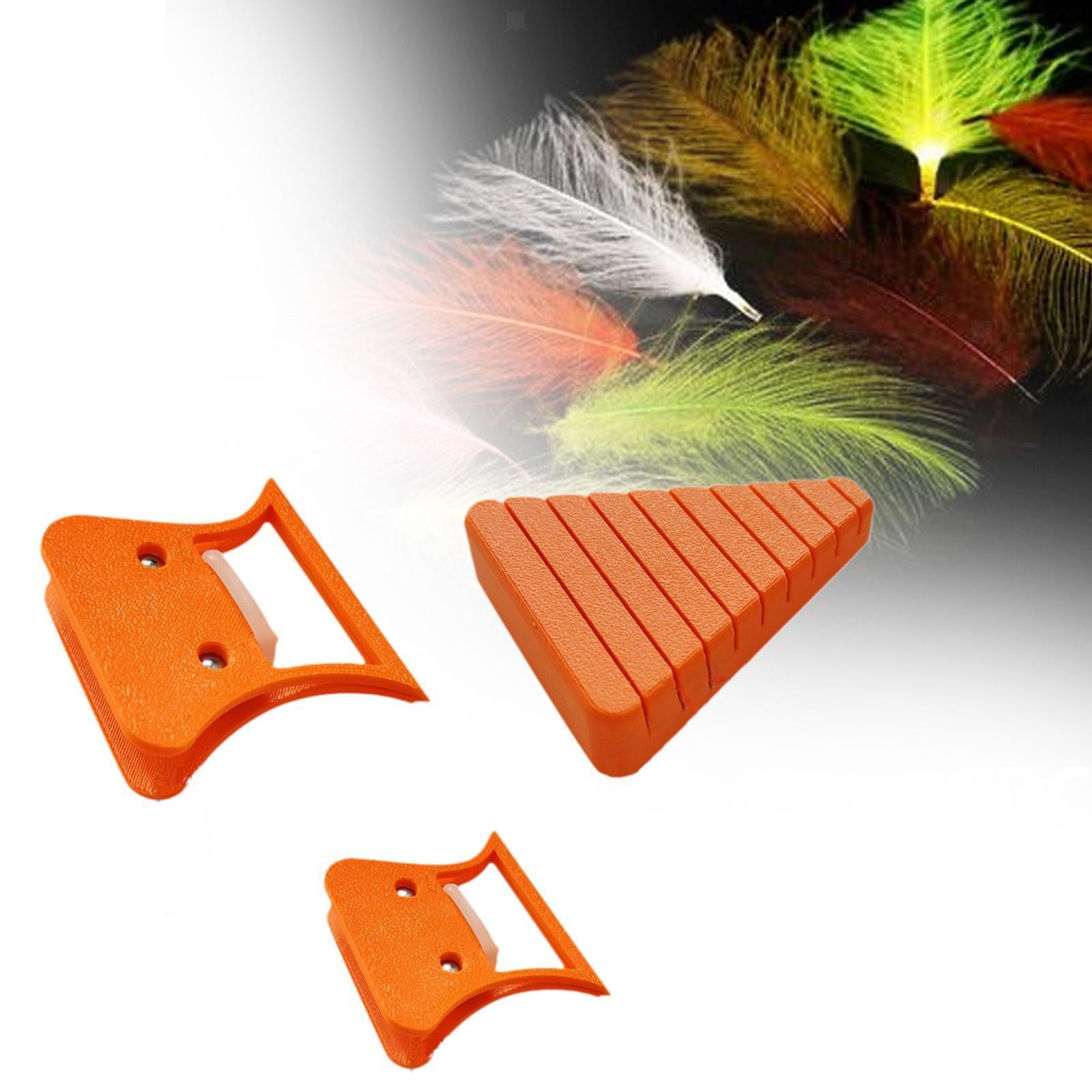Fly Tying Tool Feather Folder Feather Clip