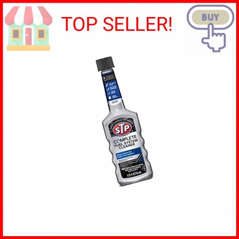 STP Complete Fuel System Cleaner, Fuel Cleaner Deep Cleans Entire Fuel System, 5