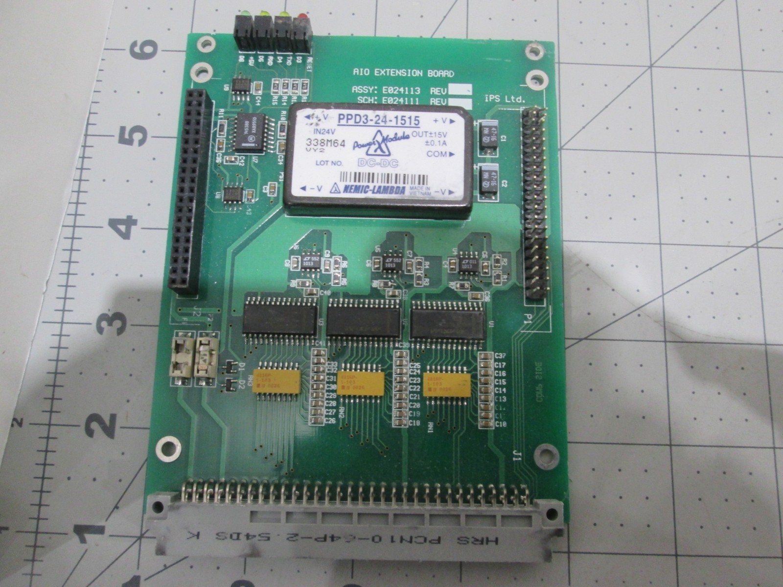 IPS LTD, E024113, AIO Extension Board PCB Assy, Used