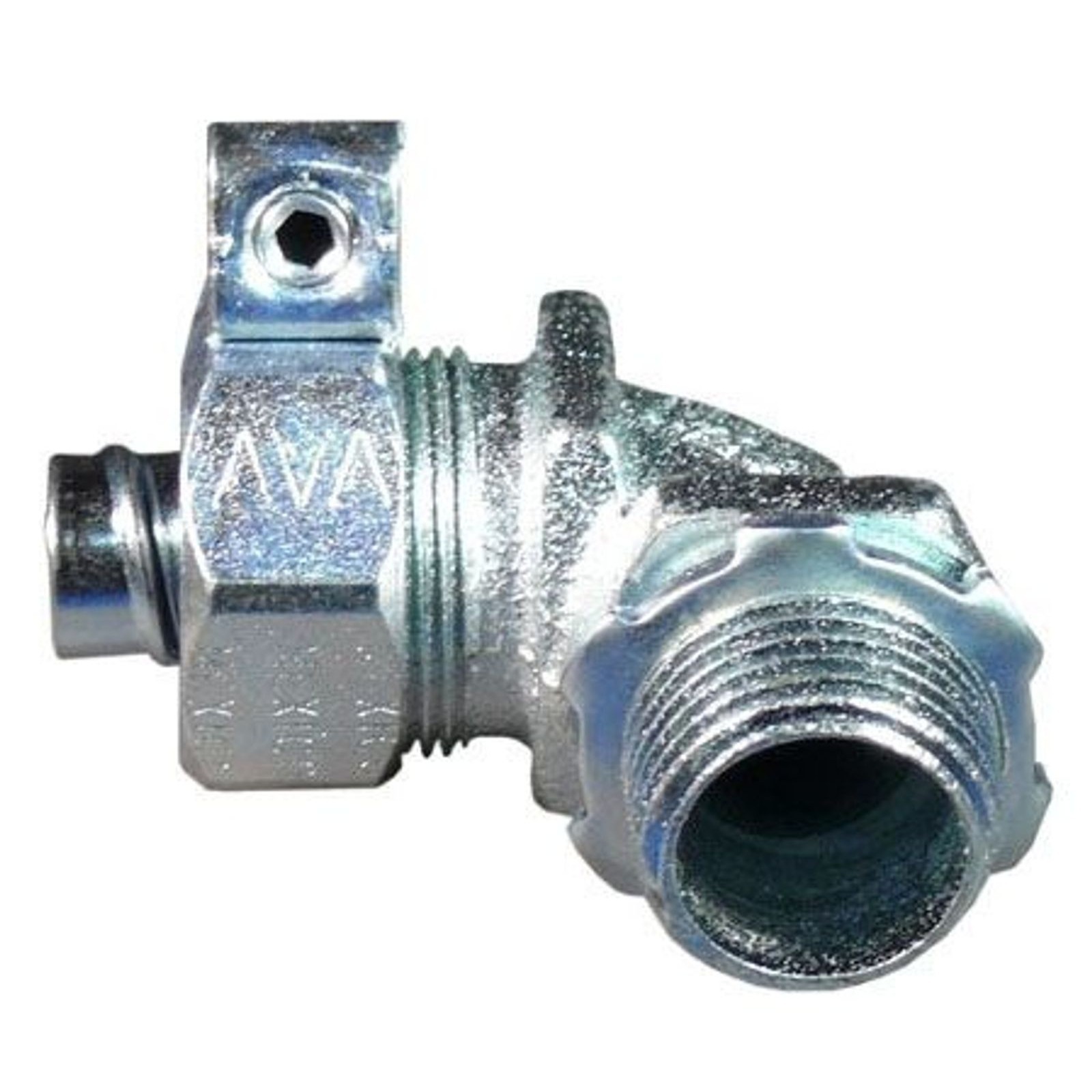 Appleton ST-9075L, 3/4", Iron,with Grounding Lug, 90D, L/T Connector, 1pc