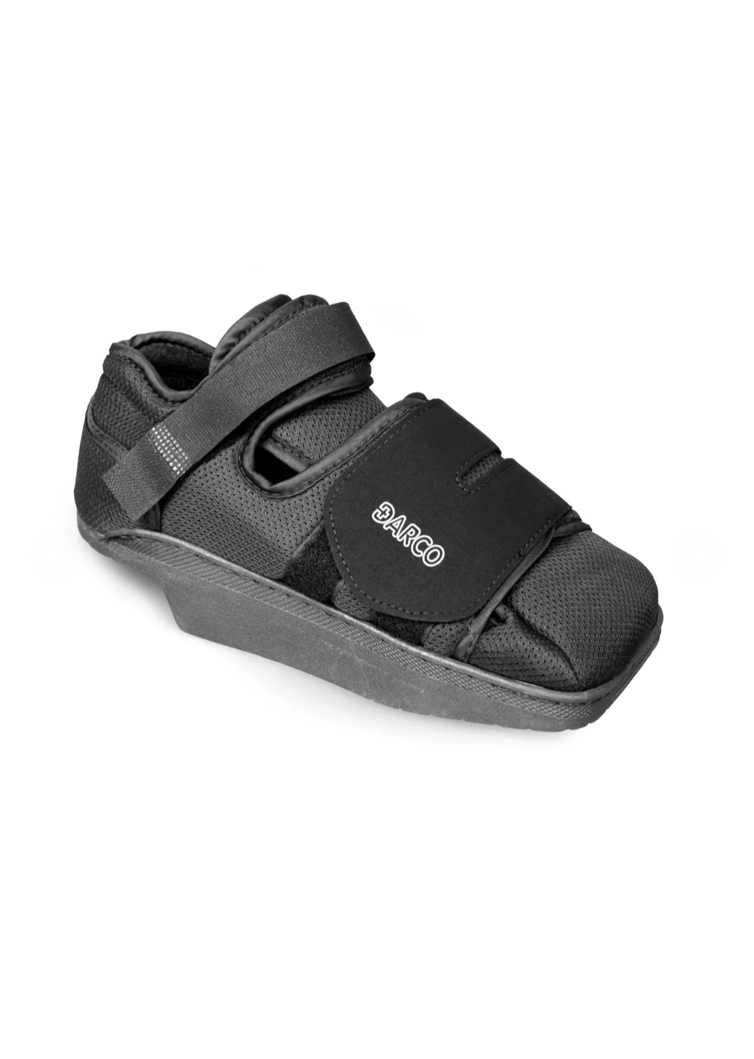 DARCO HeelWedge Healing Off-Loading Shoe Black Post-Op Square Toe New - Large