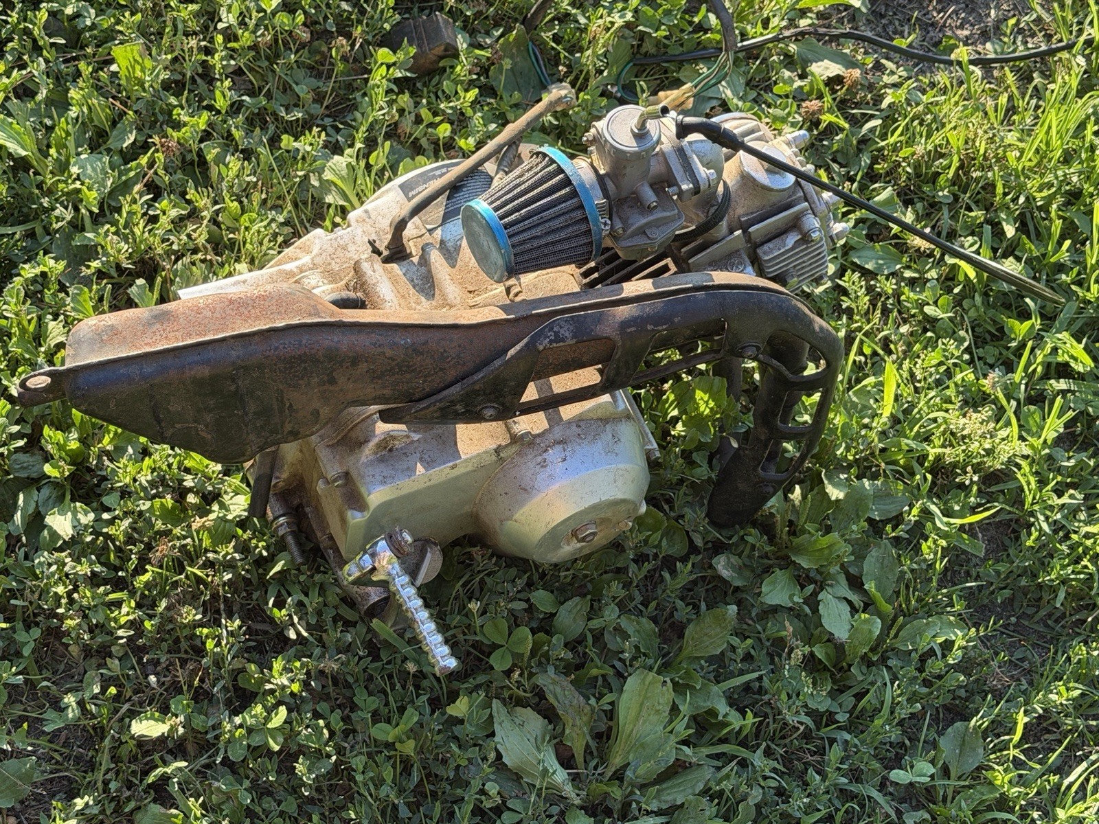 Baja 50cc 4-Stroke Engine Motor RUNS GOOD Missing Shaft