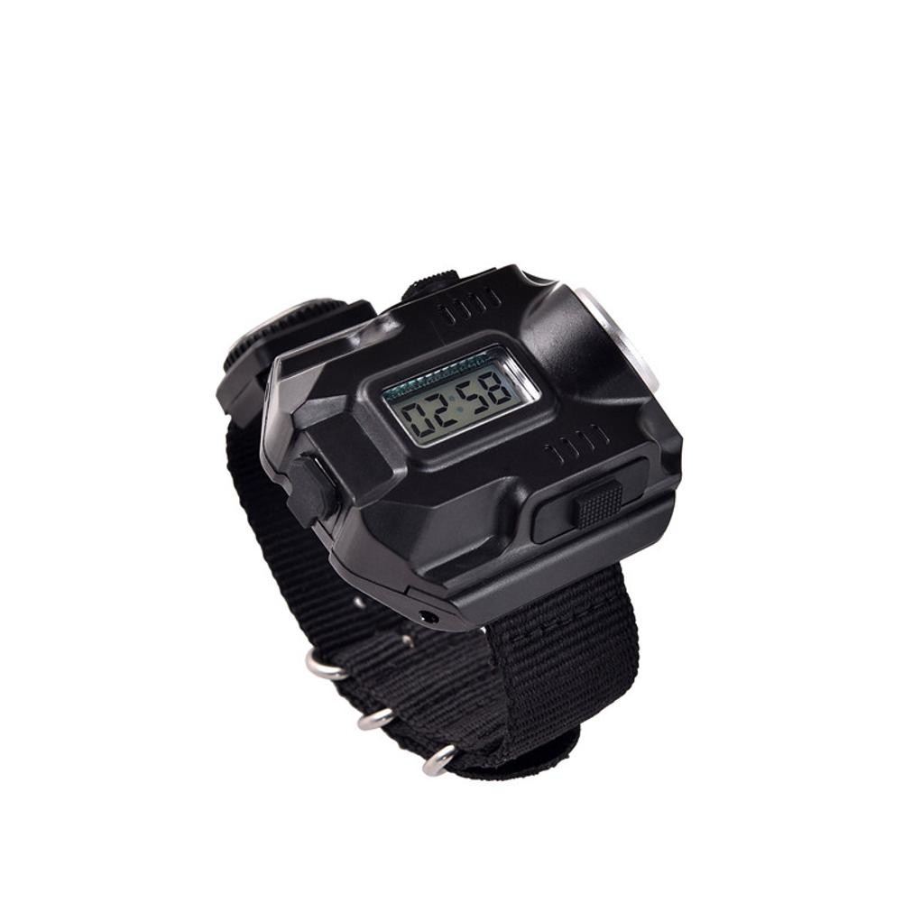 LED Wrist Watch Flashlight Torch Light USB Charging Rechargeable Flashlight A