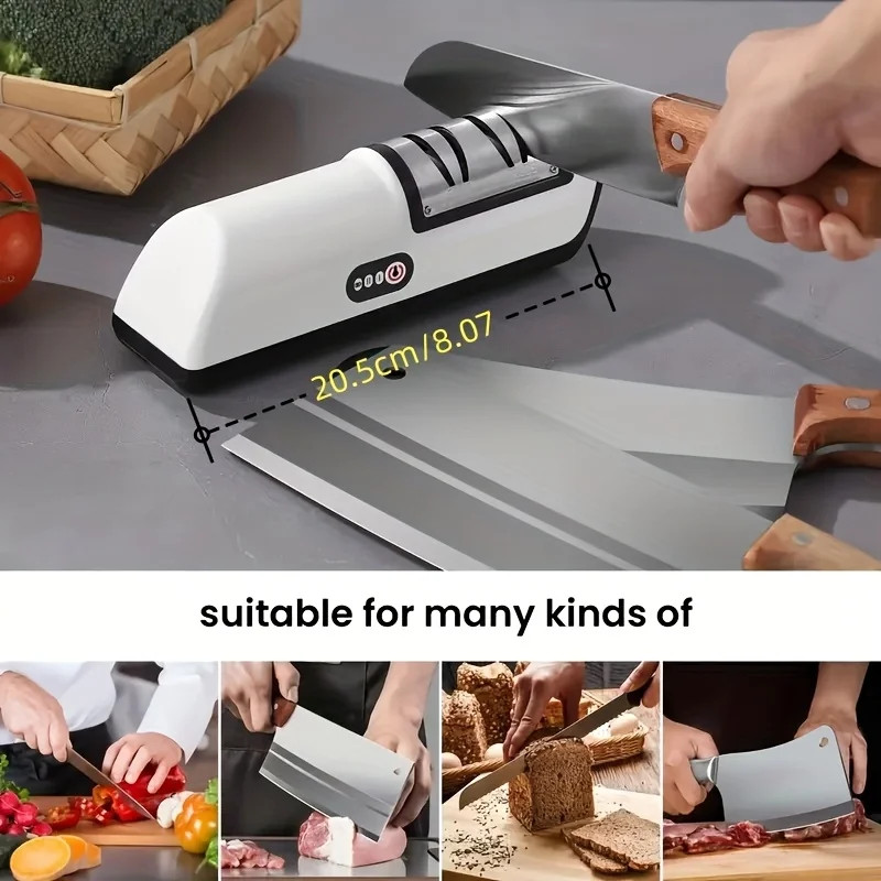 home appliance Kitchen Electric Knife Sharpener Multifunctional Automatic Profes