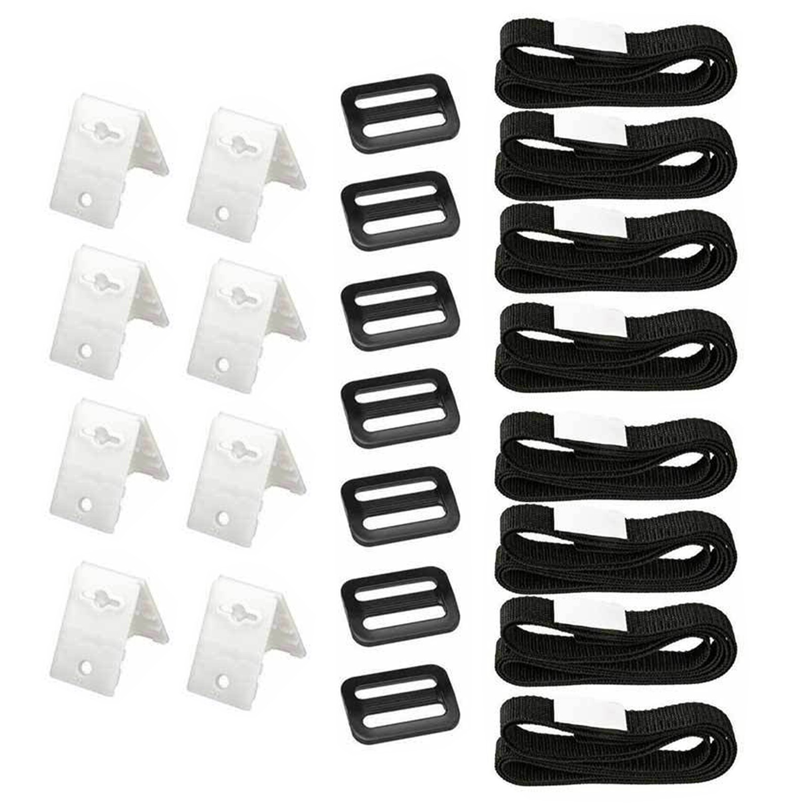 Solar Cover Reel Attachment Kit Straps Blanket for In-Ground Swimming Pool c