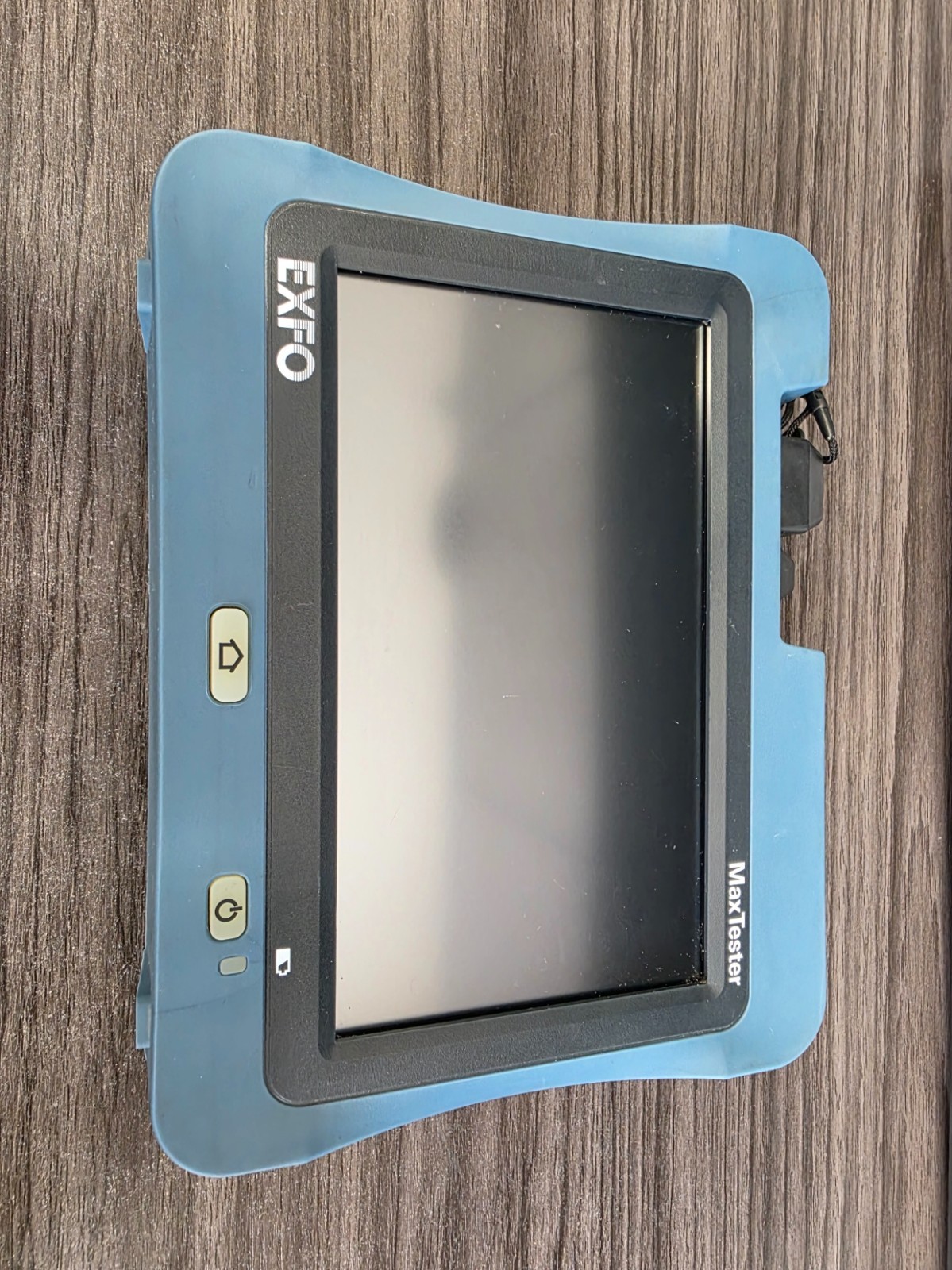 EXFO maxtester MAX-FIP display for fiber optic inspection probe.