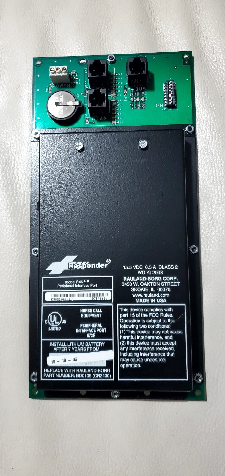 Rauland-Borg  R4KPIP Peripheral Interface Port