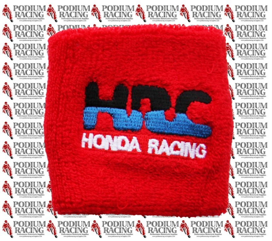 HONDA RACING HRC CBR-RR 600 900 1000 BRAKE RESERVOIR COVER IN RED