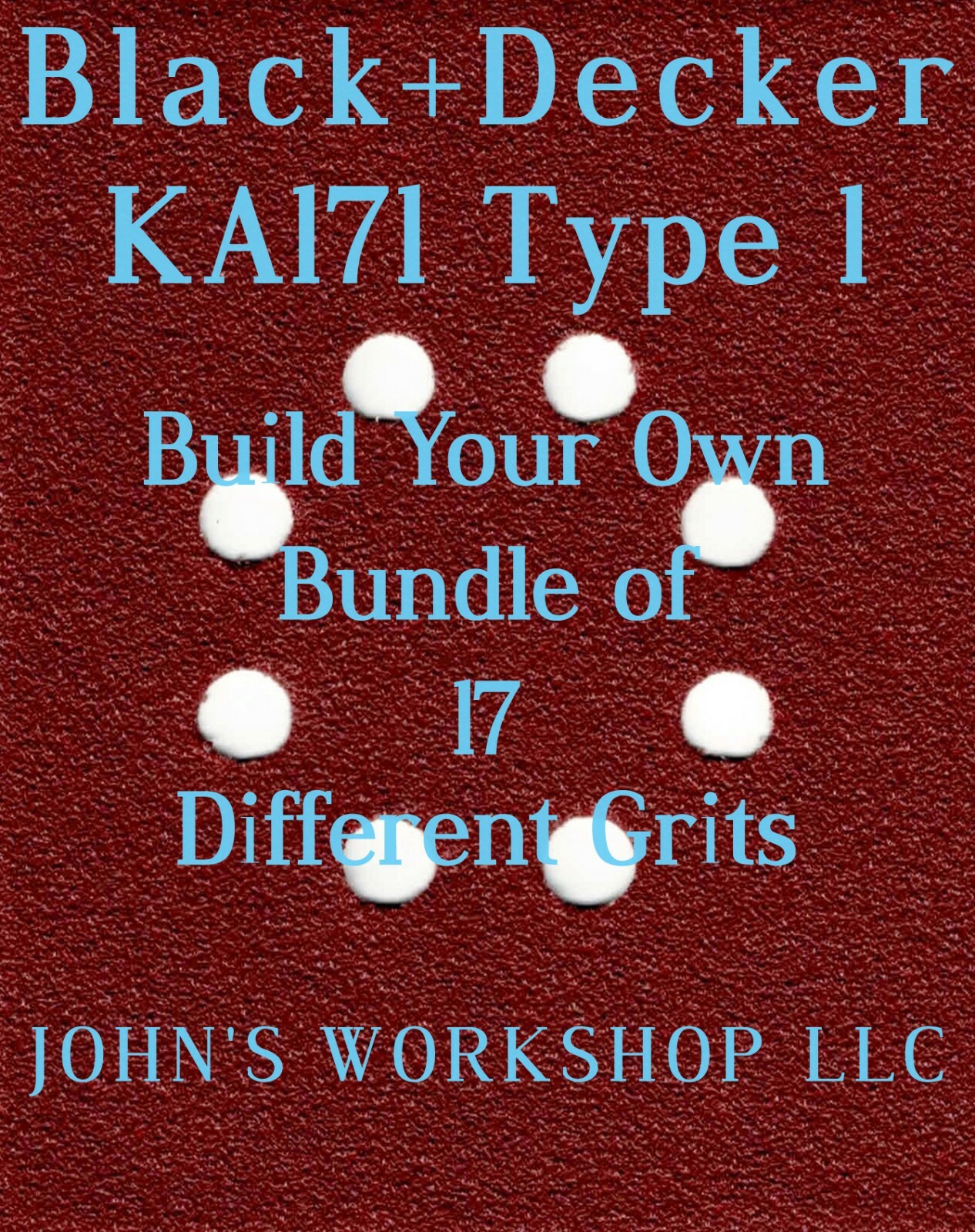Build Your Own Bundle of Black+Decker KA171 Type 1 1/4 Sheet No-Slip Sandpaper