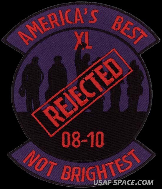 USAF SPECIALIZED PILOT TRAINING CLASS -2008 -AMERICA'S BEST-NOT BRIGHTEST PATCH