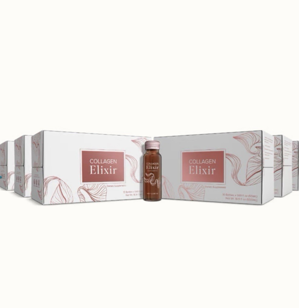 Isagenix Collagen Elixir Marine 60 Bottles 1.69 oz Exp 2/27 Free Shipping