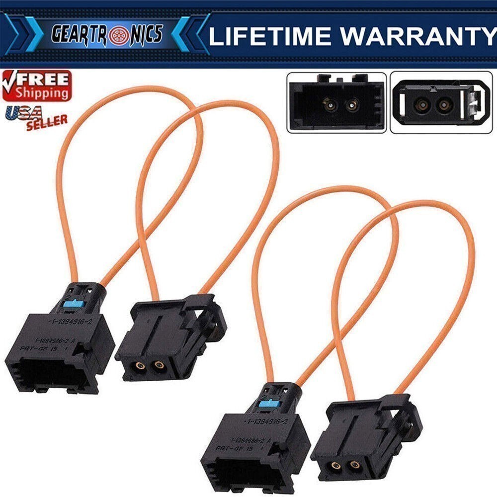 2 PAIR MOST FIBER OPTIC LOOP BYPASS MALE & FEMALE KIT ADAPTER FOR MERCEDES Xloic