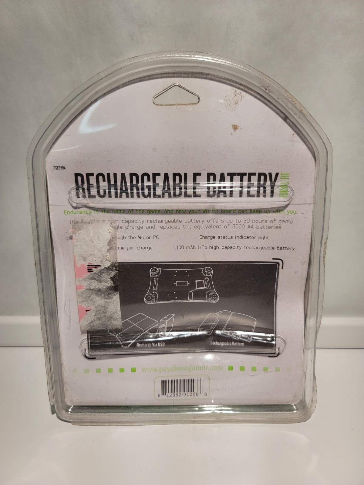 Wii Fit Rechargeable Battery Psyclone Essentials New Still Sealed
