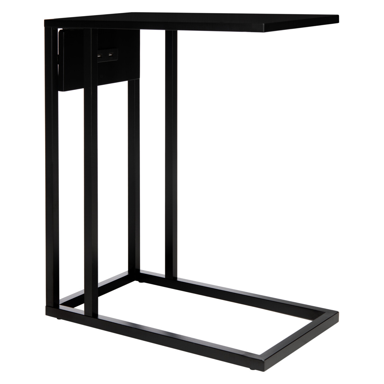 SAFAVIEH Portland Sub Side Table | Black |