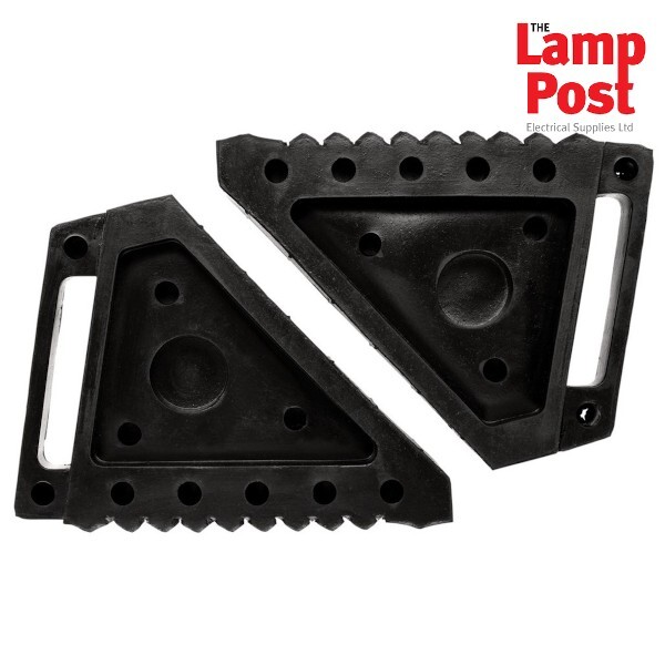 Draper 21131 Rubber Wheel Chocks 3 Tonne (Pair)
