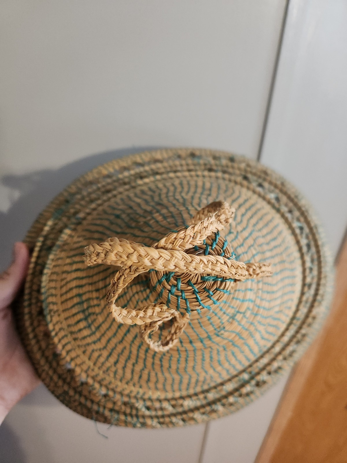 Basotho Mokorotlo Woven Traditional Native African Hat