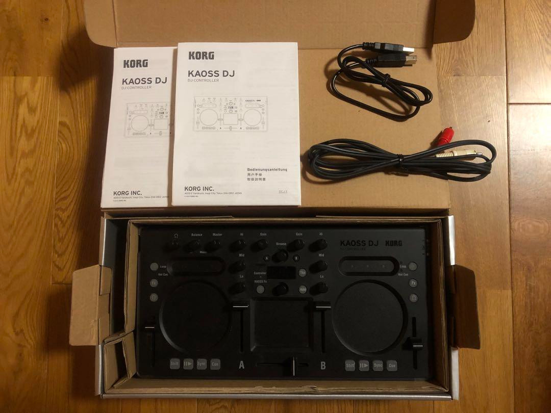 KORG KAOSS DJ Controller Compact Portable USB MIDI FX Mixer for Serato DJ