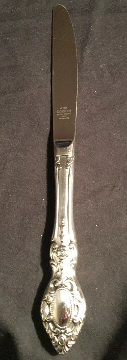 Gorham Design Studio Glossy Stainless Memento dinner knife 9.25" 4 available