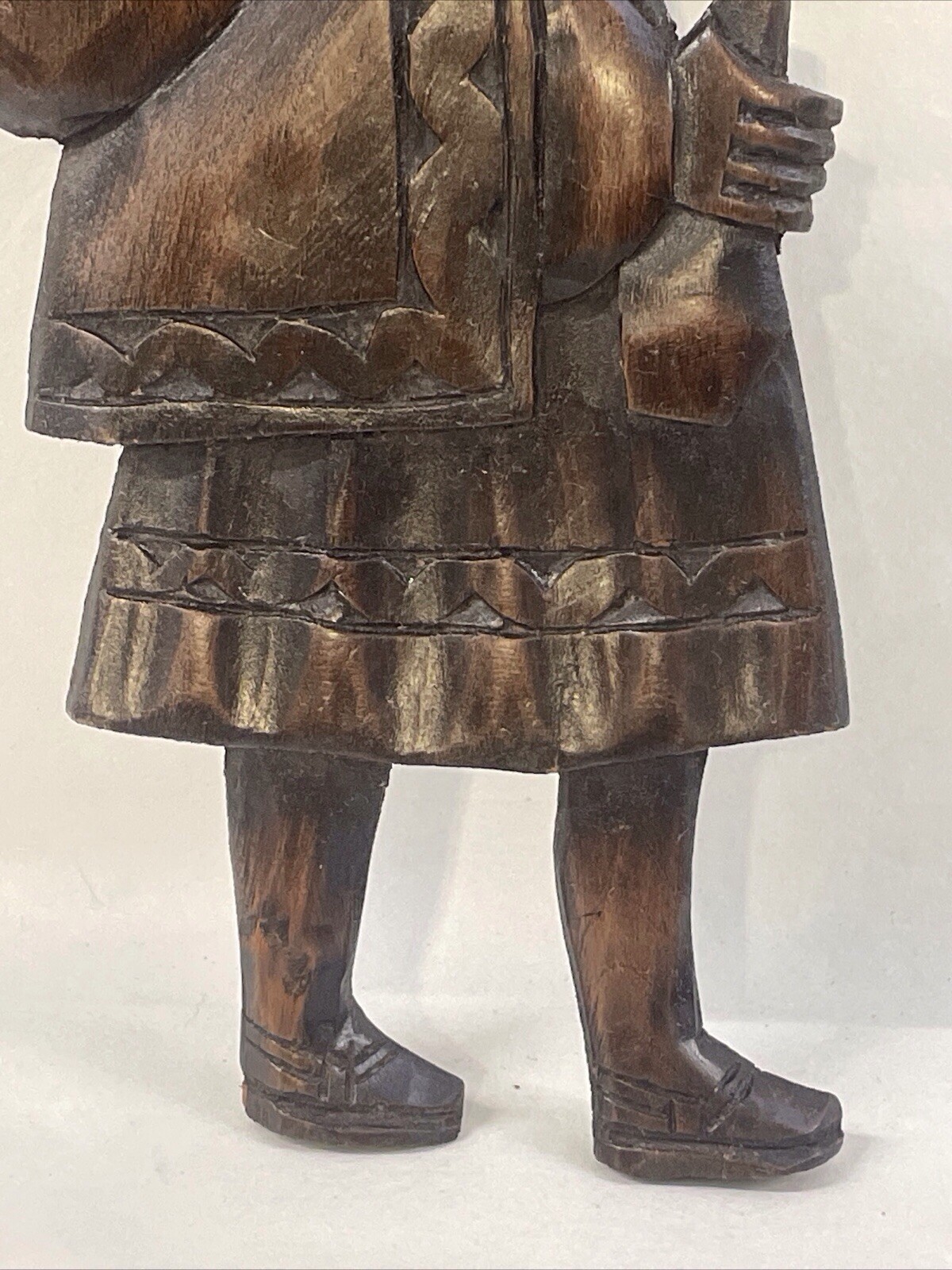 Wood Carved Peruvian Women Wall Art