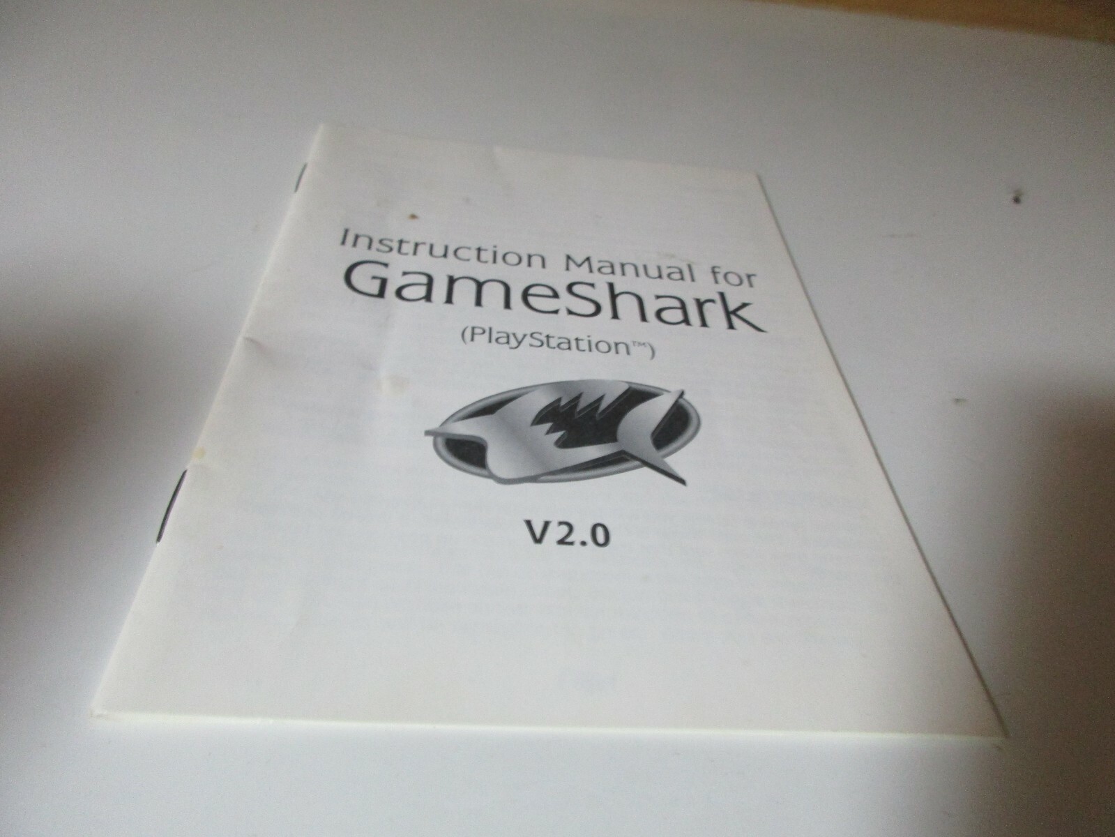 Game Shark Playstation V2.0 Instruction Manual ONLY Authentic GUC