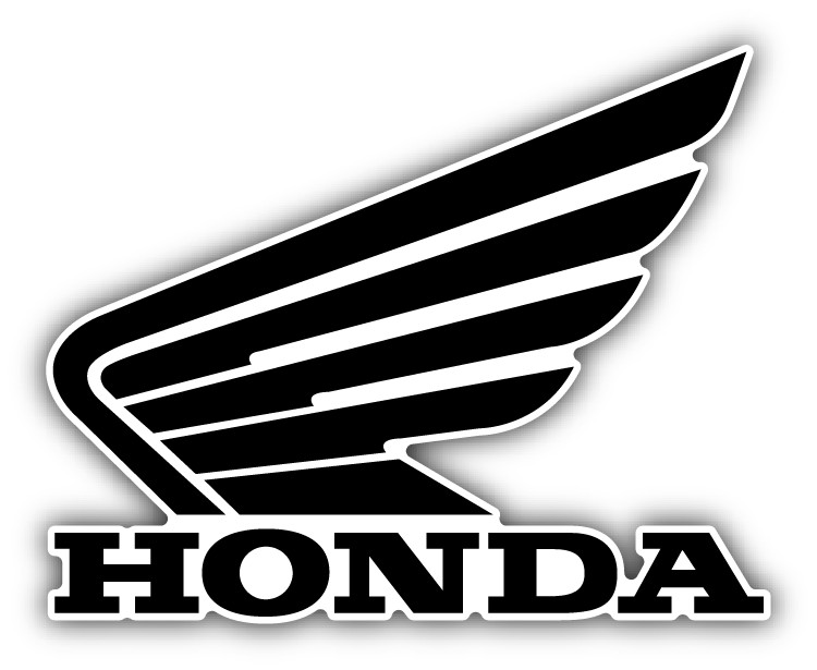 Honda Logo Auto Racing Car Bumper Sticker Decal - 3'', 5'' or 6''