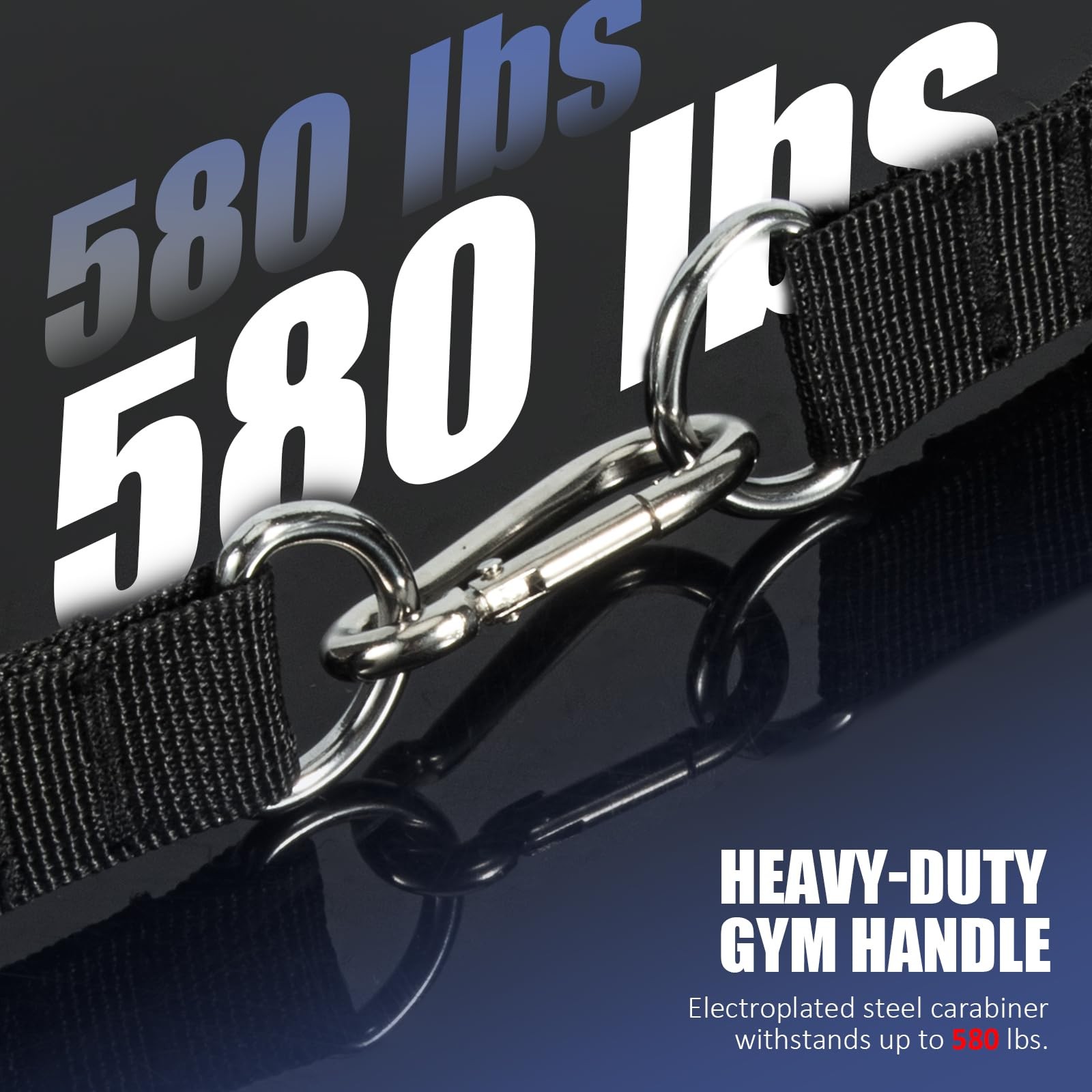 2 Pack Exercise Handles, Heavy-Duty Cable Machine Attachments for Strength Train