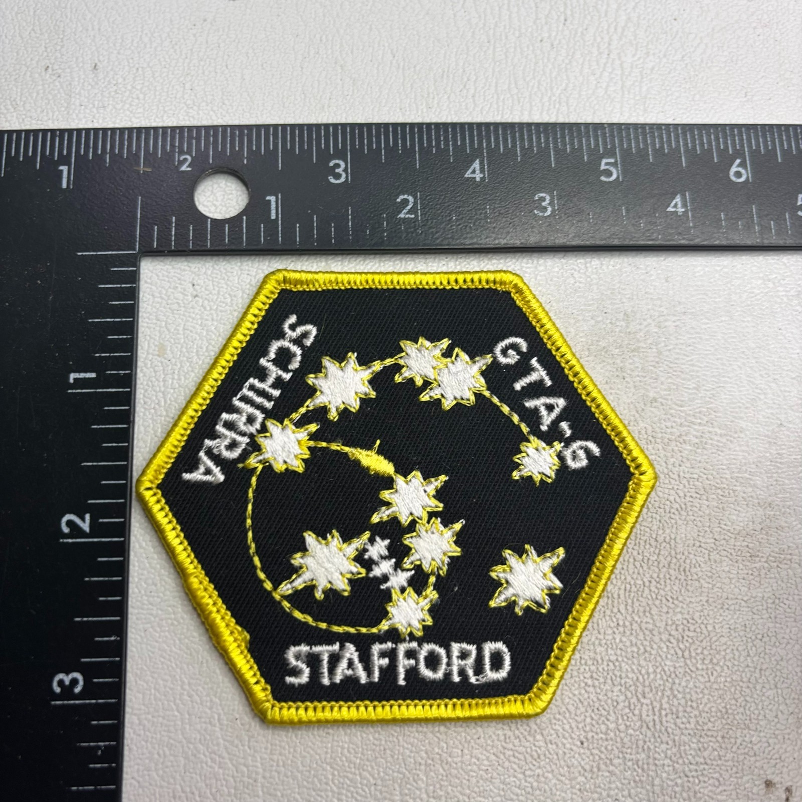 NASA Astronaut Space Mission GEMINI 6 Patch 65RK