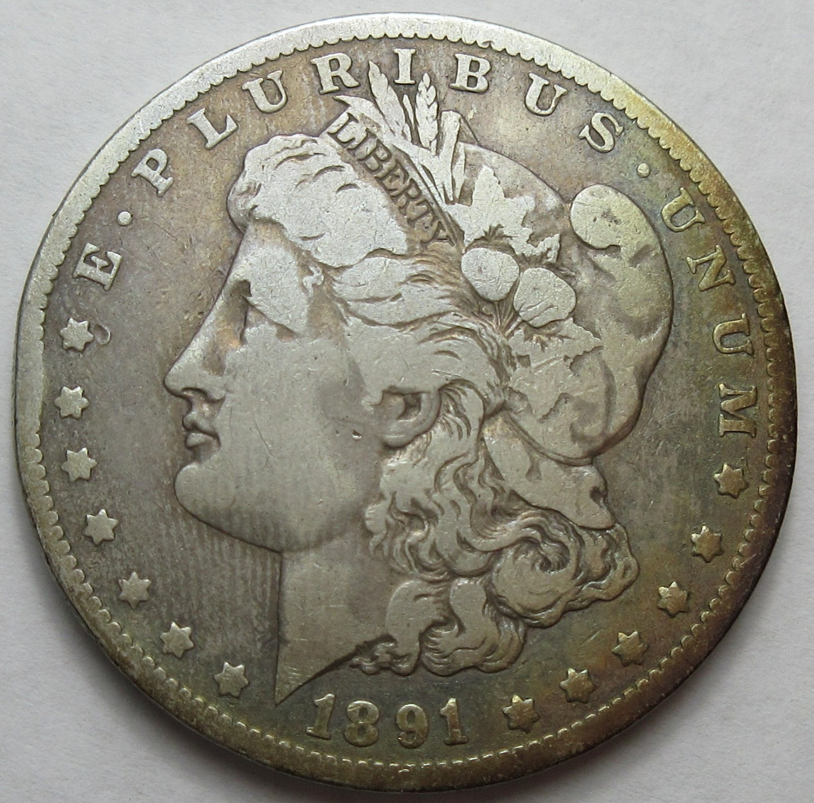 1891-O Silver Morgan Dollar -VF- (#427d)