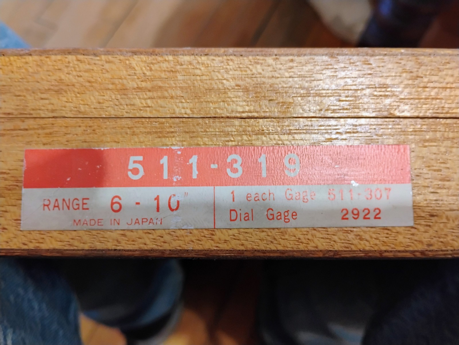 Mitatoyo bore micrometer, Dial, 6" to 10"