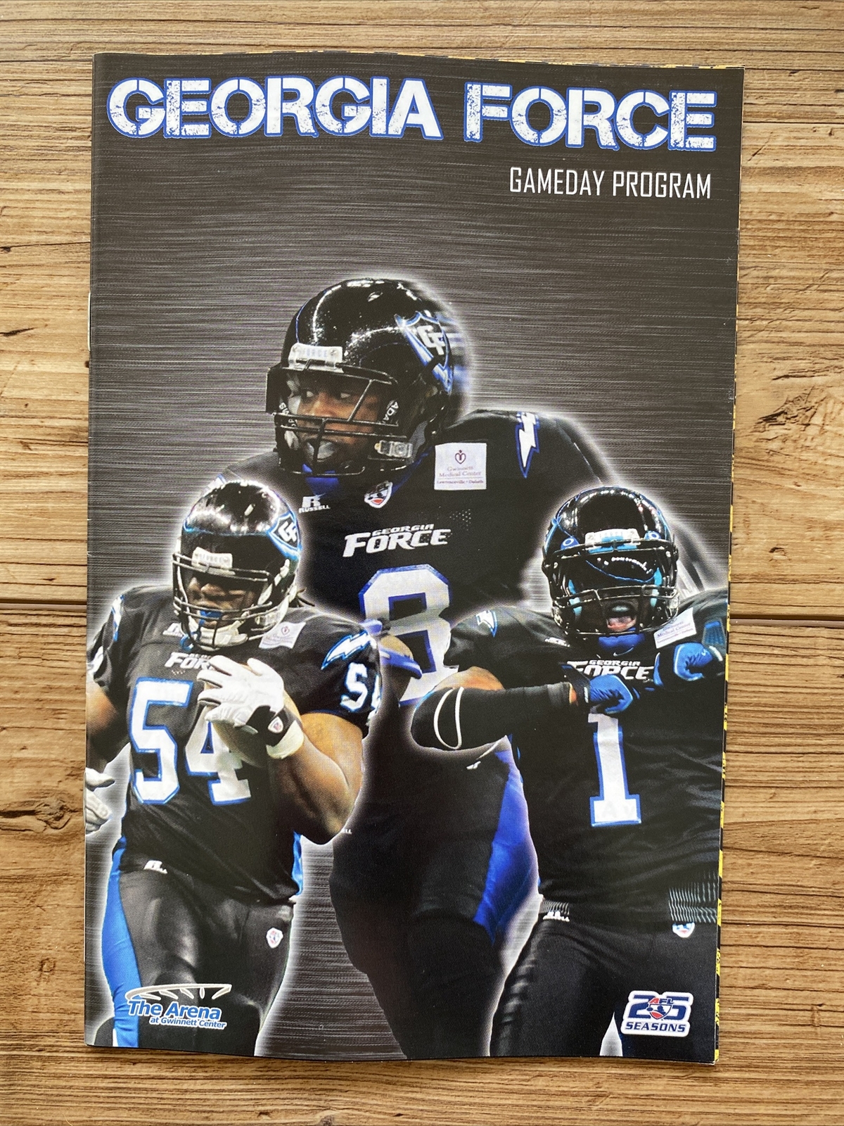 Georgia Force Arena Football Gameday Program 2012  USED