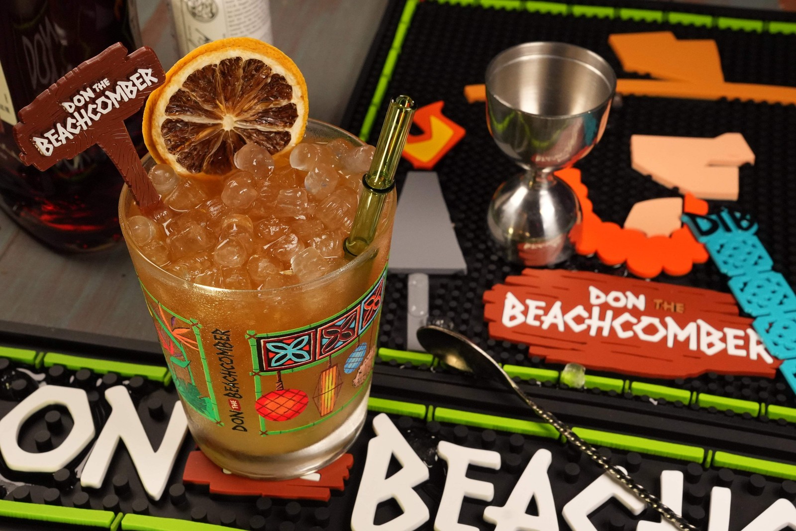Don the Beachcomber Bar Mat - Square