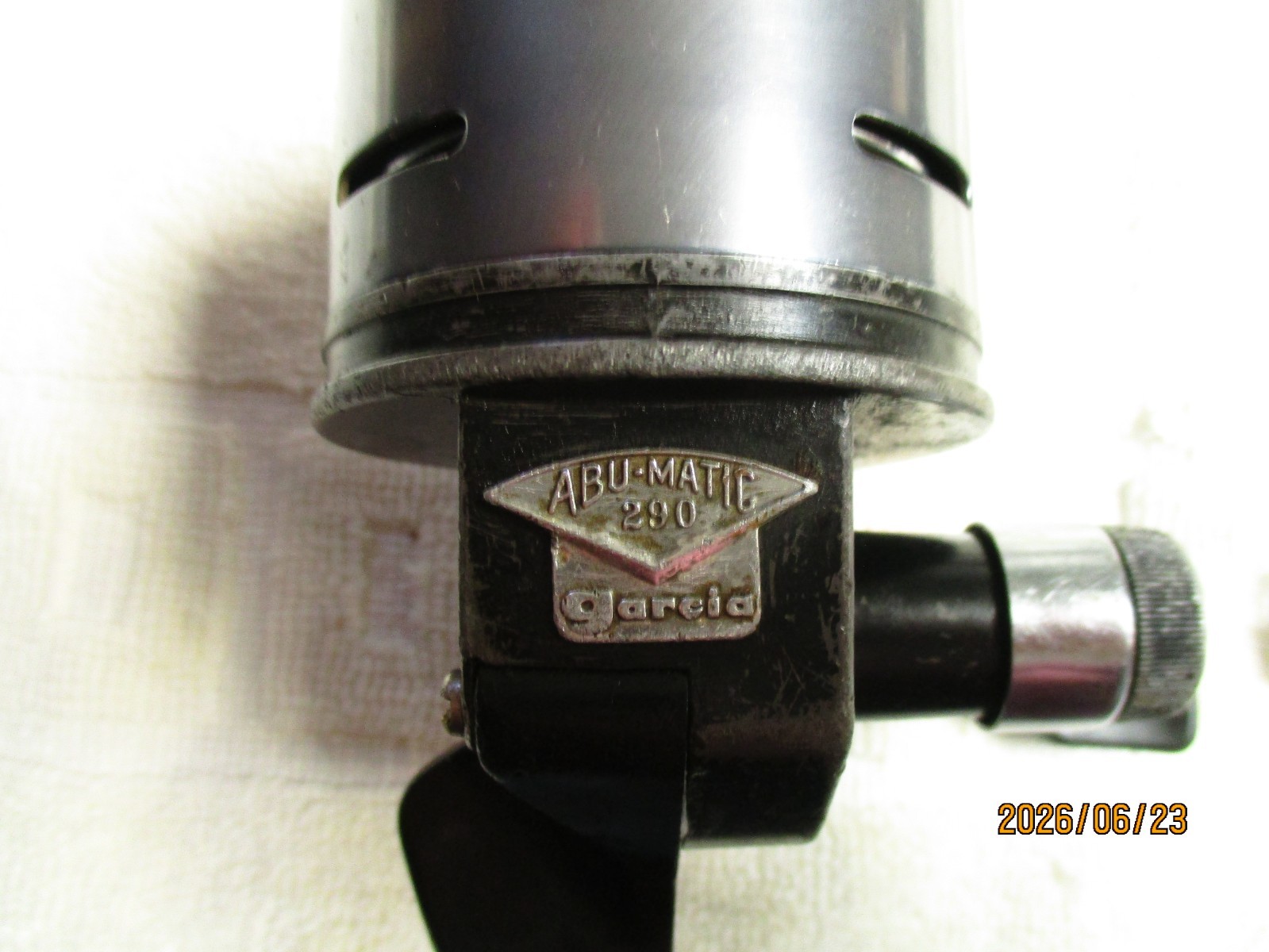 VINTAGE ABU GARCIA ABUMATIC 290 FISHING REEL WORKING