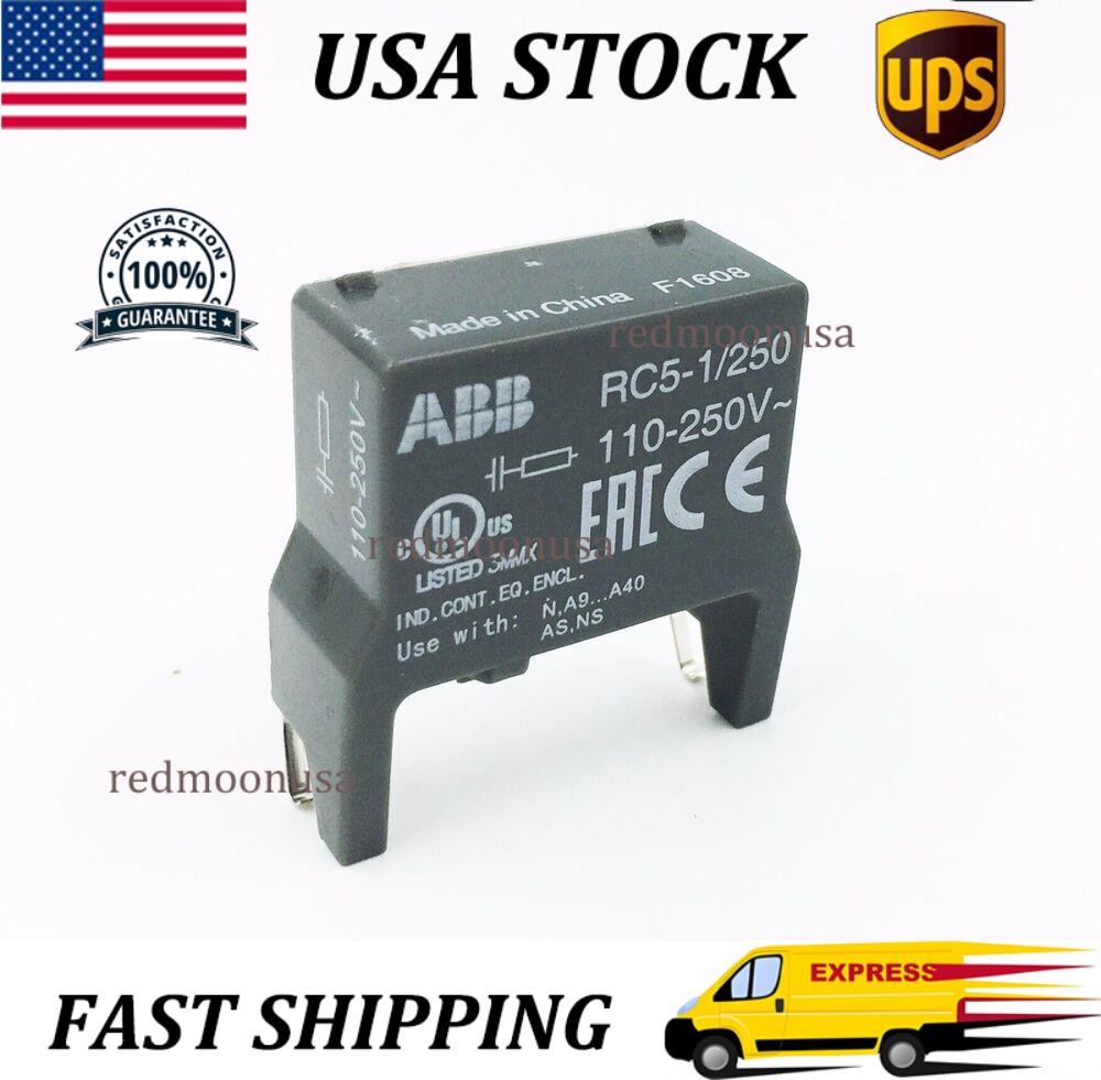 1 piece For ABB RC5-1/250 Surge Suppressor RC Circuit 100-250VAC 1 PCd-
