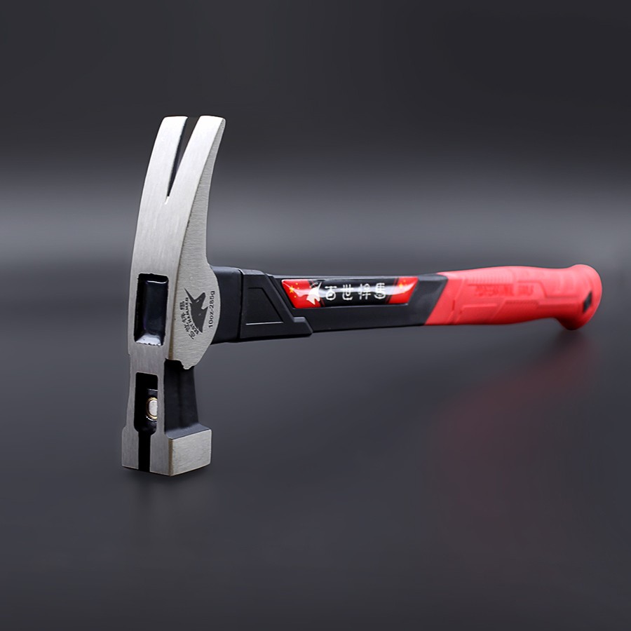 10oz Ergonomic Claw Hammer High Carbon Steel HRC 55-60 Non-Slip Grip
