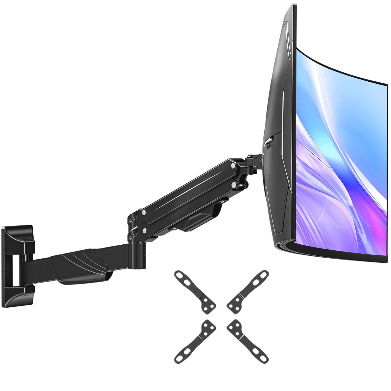 MOUNT PRO Monitor Wall Mount for 17-43 Ultrawide Screens, Single Wall Mount M...