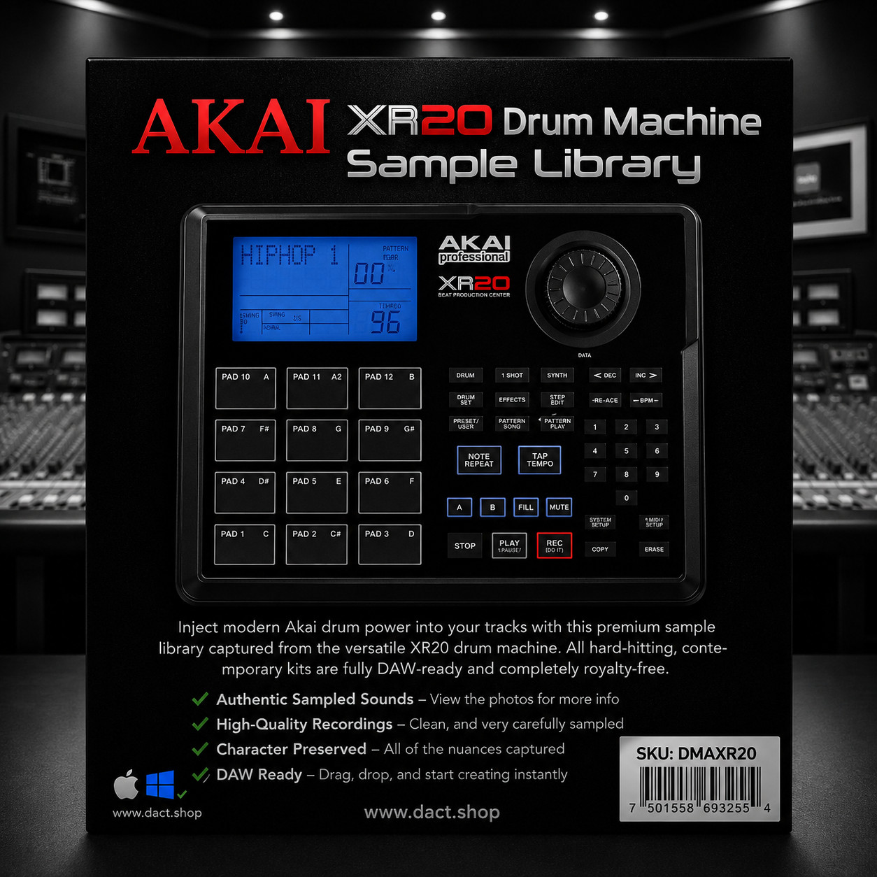 Akai XR20 Drum Machine Sample Library