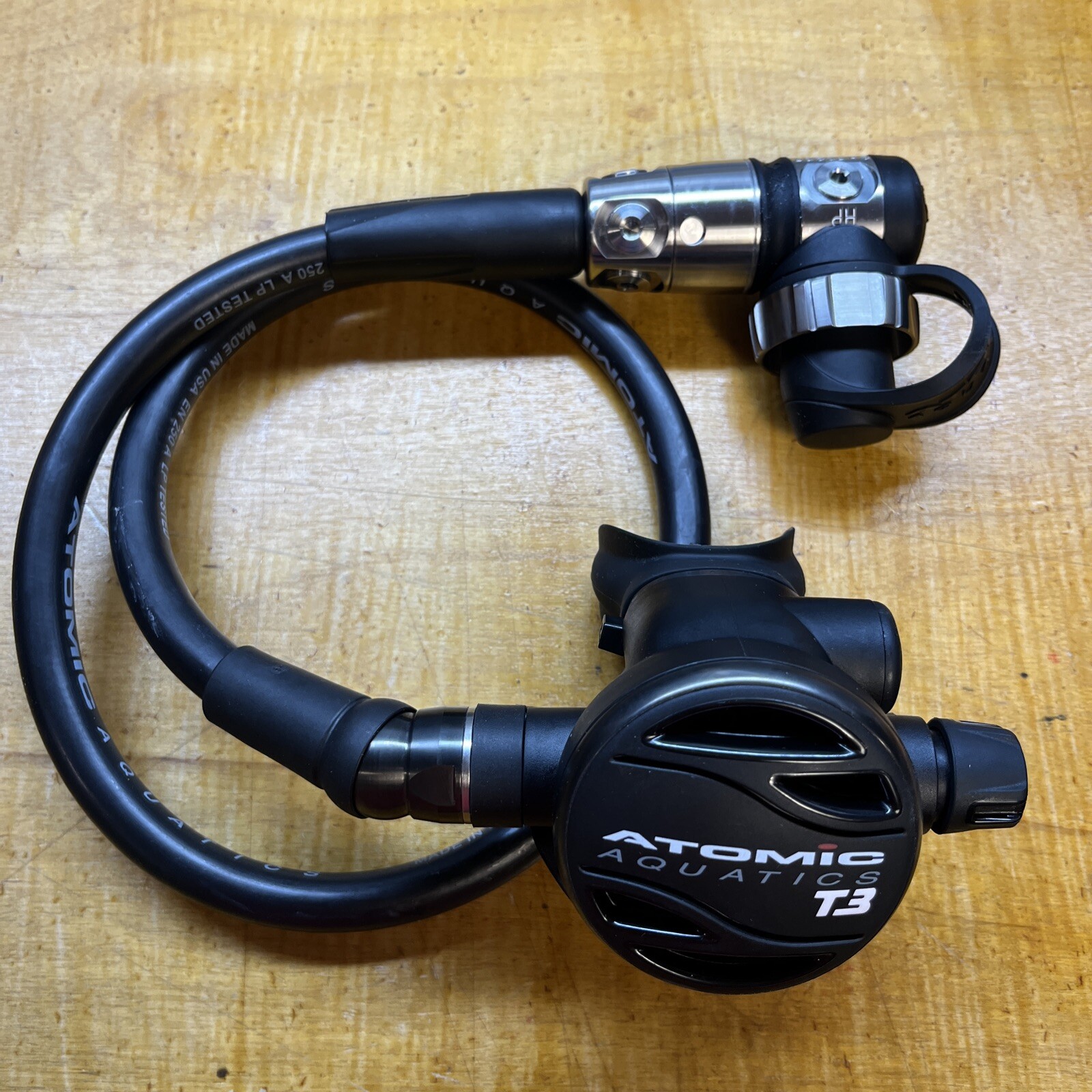 Atomic Aquatics - T3 DIN Sealed - Titanium Scuba Diving Regulator - 03-0100-7P