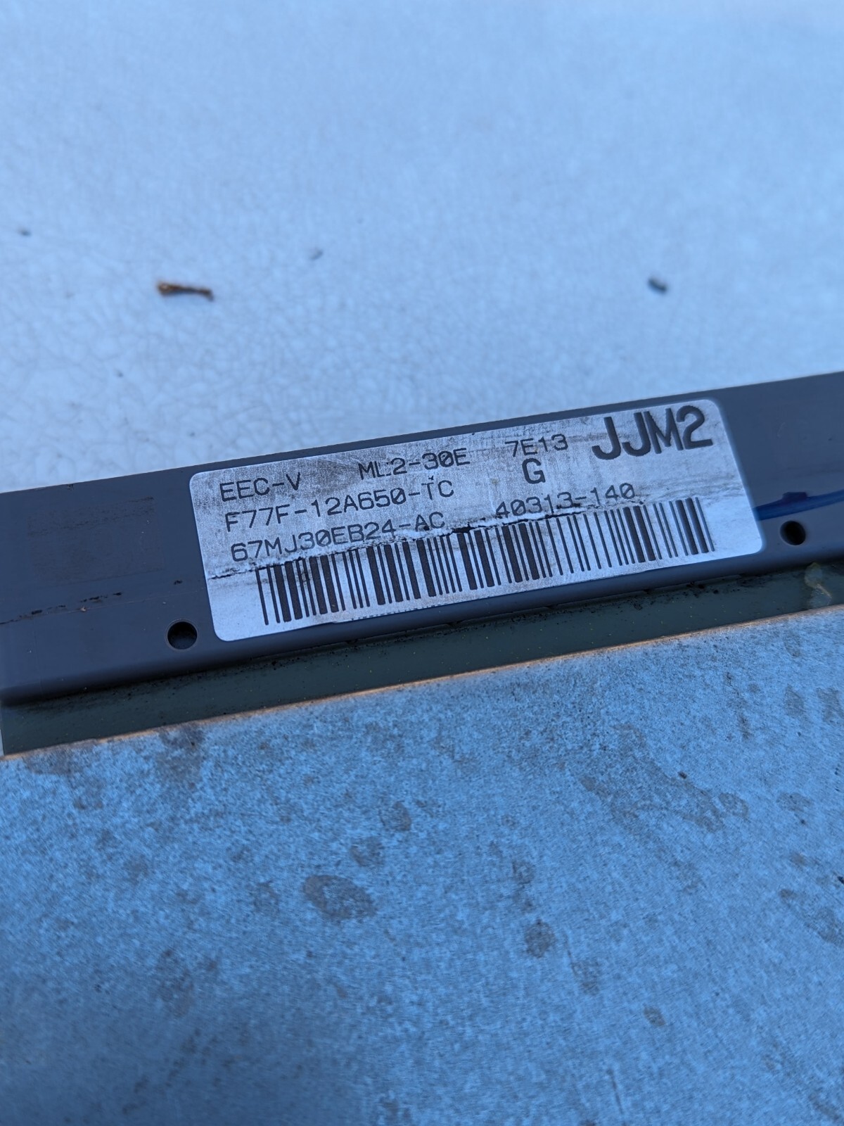 1997 Ford Ranger 4x2 M/T Federal 3.0L Engine Control Ecm Ecu F77F-12A650-TC JJM2