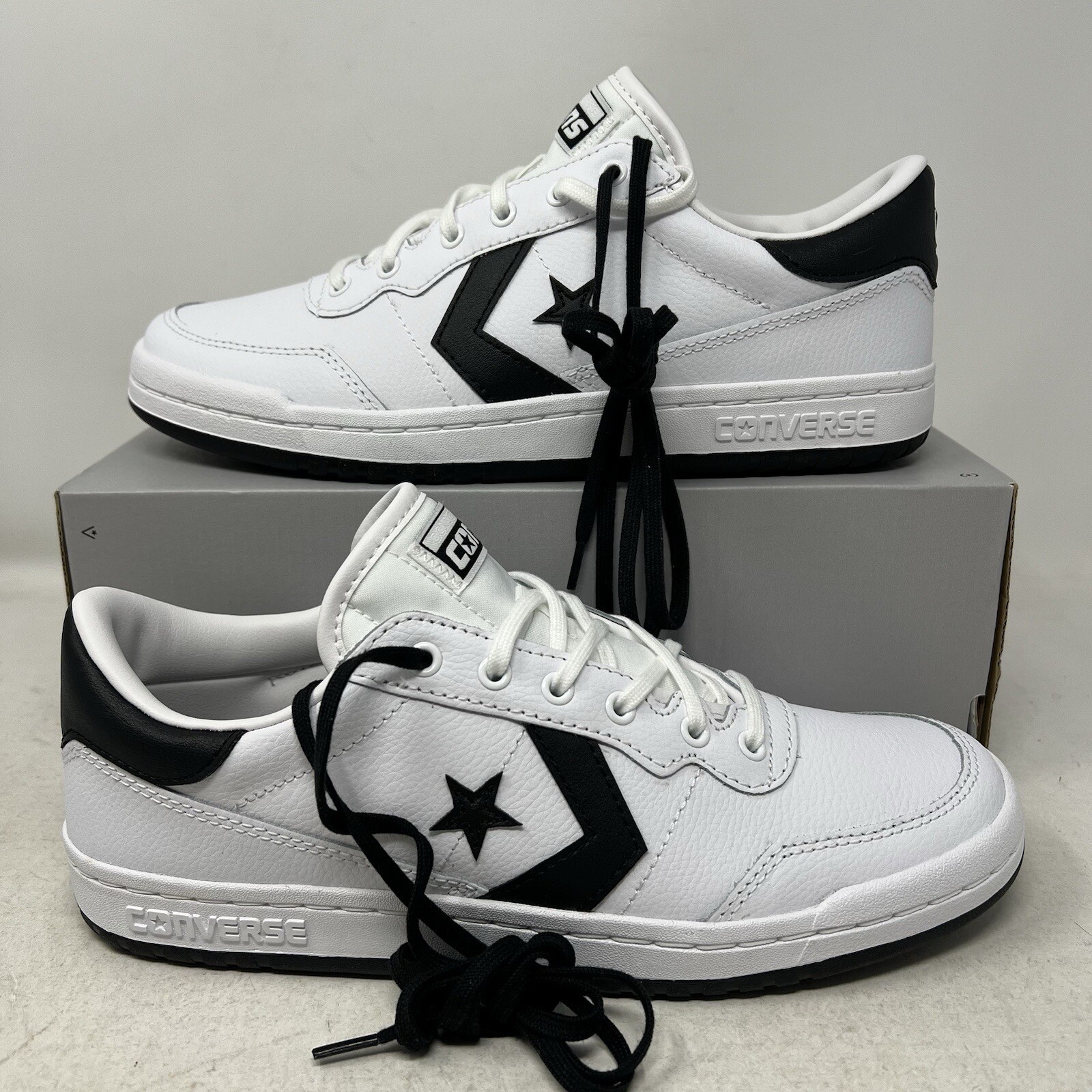 Converse Fastbreak Pro White Black Men's LifeStyle Casual Shoes A10201C No Lid