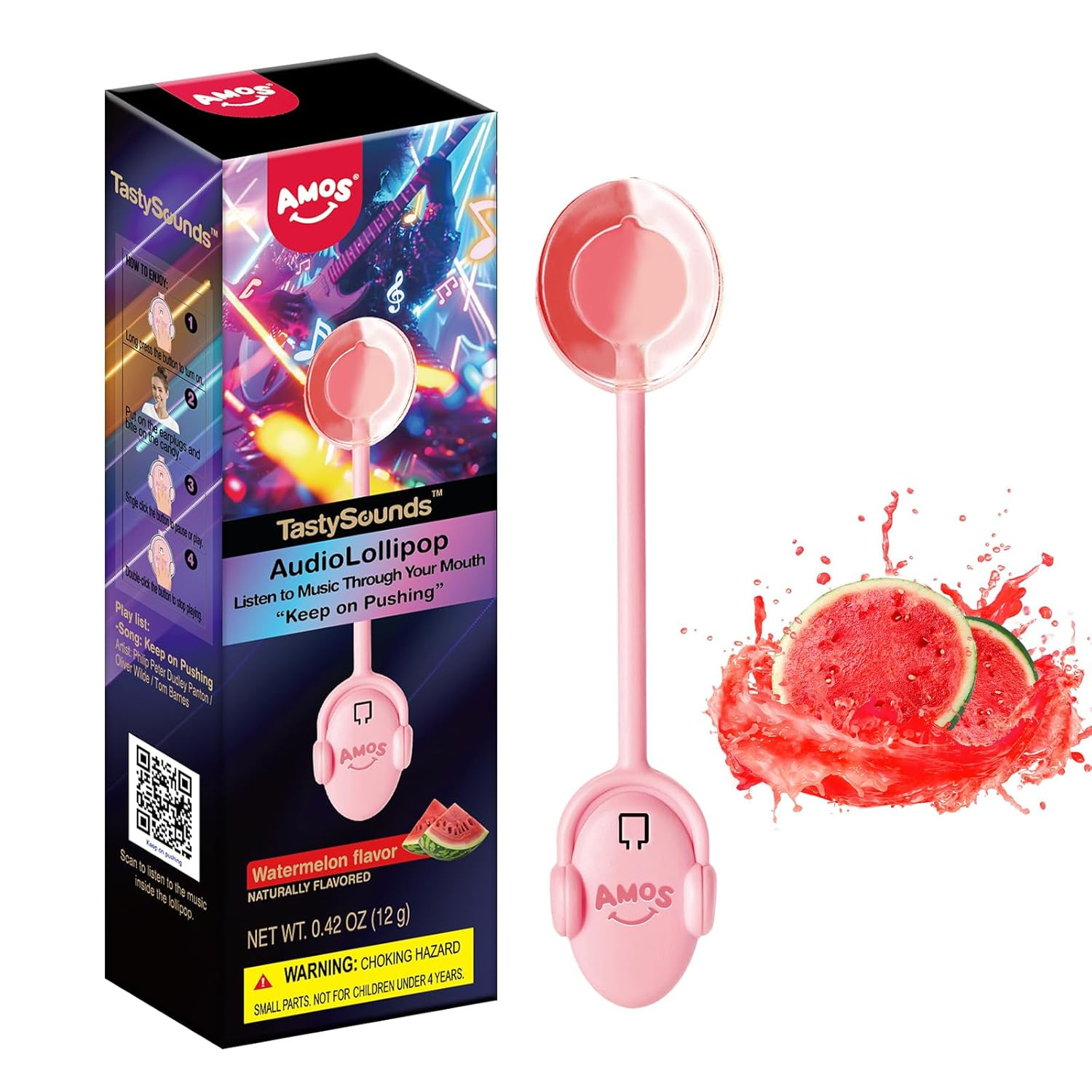 Music Lollipop Candy, Audio Singing Lollipop, Fun Easter Treat, Individually Wra