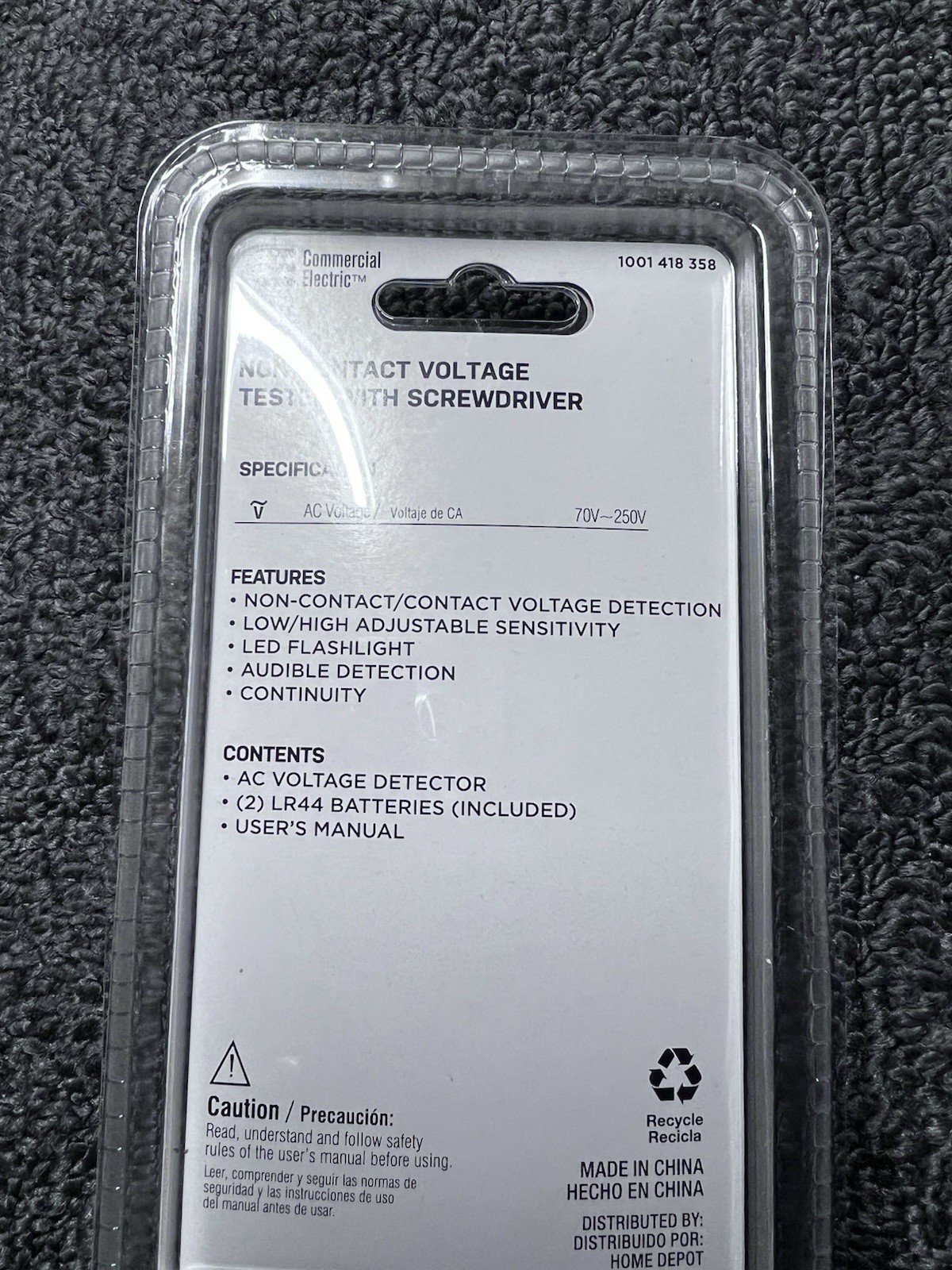 Comercial Electic Voltage Tester