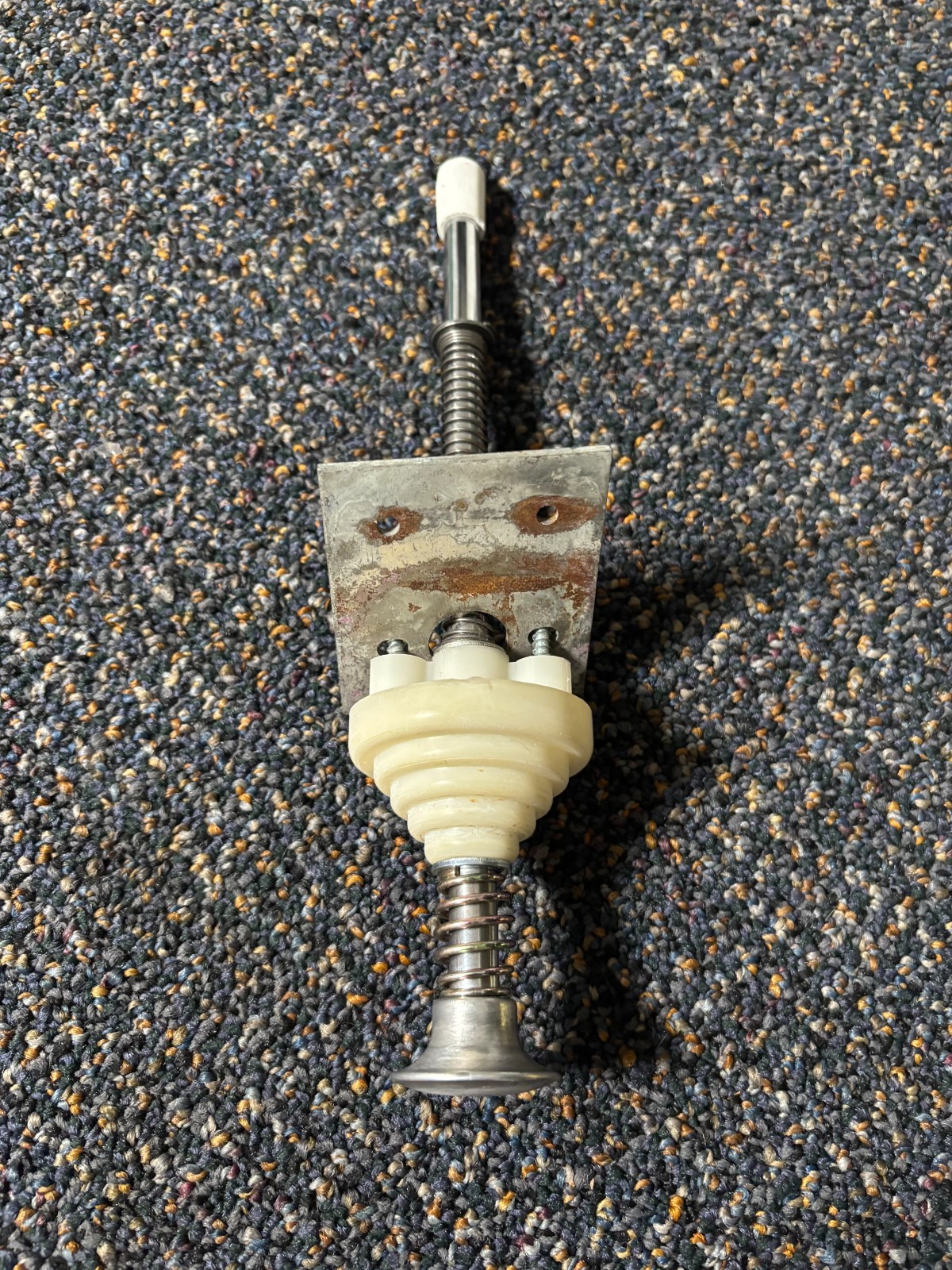 1950's/60's' GOTTLIEB SHOOTER ROD ASSEMBLY USED WITH NEW  BARREL SPRING & TIP