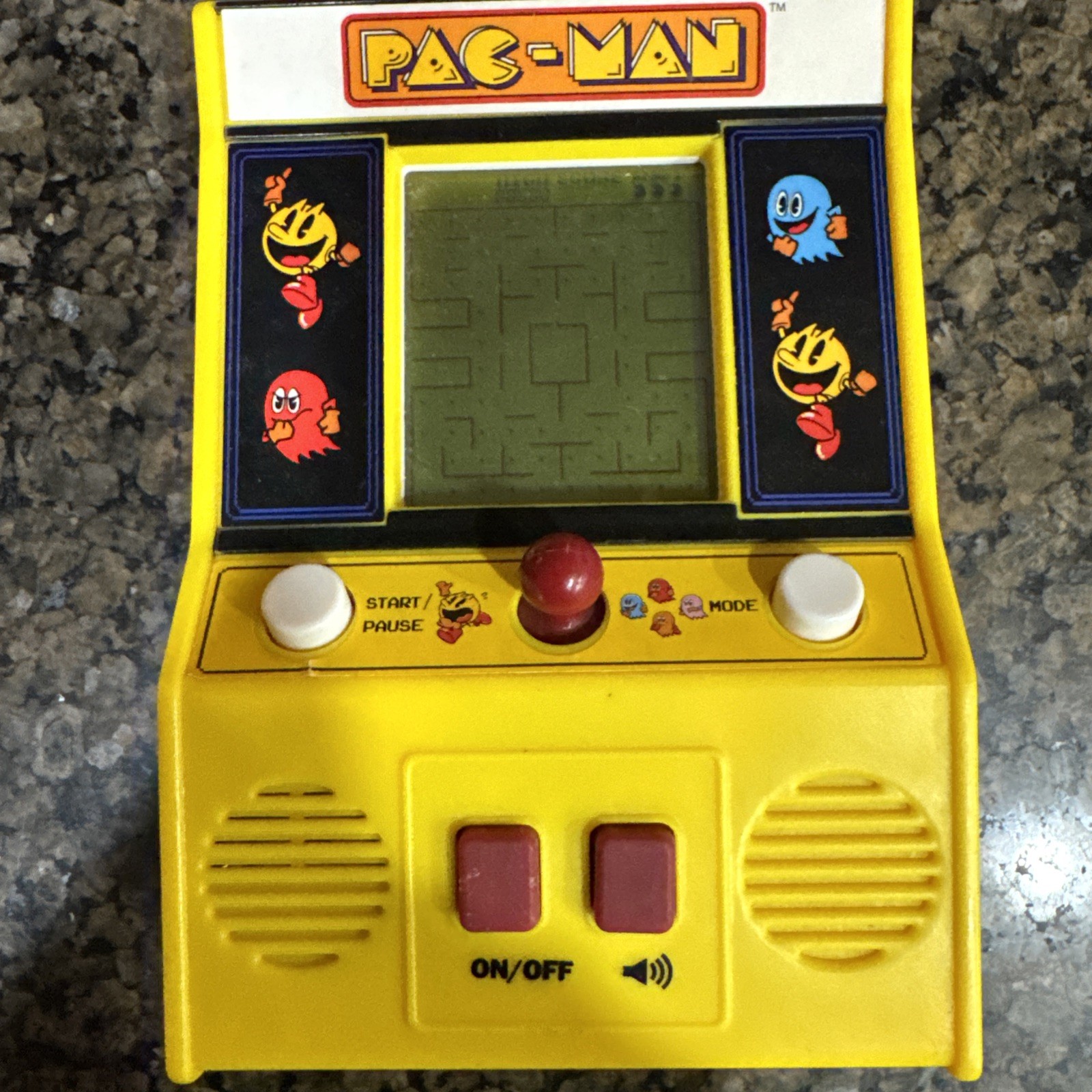 Vintage Bandai Namco Pac-Man Mini Arcade Game;  Tested And Working