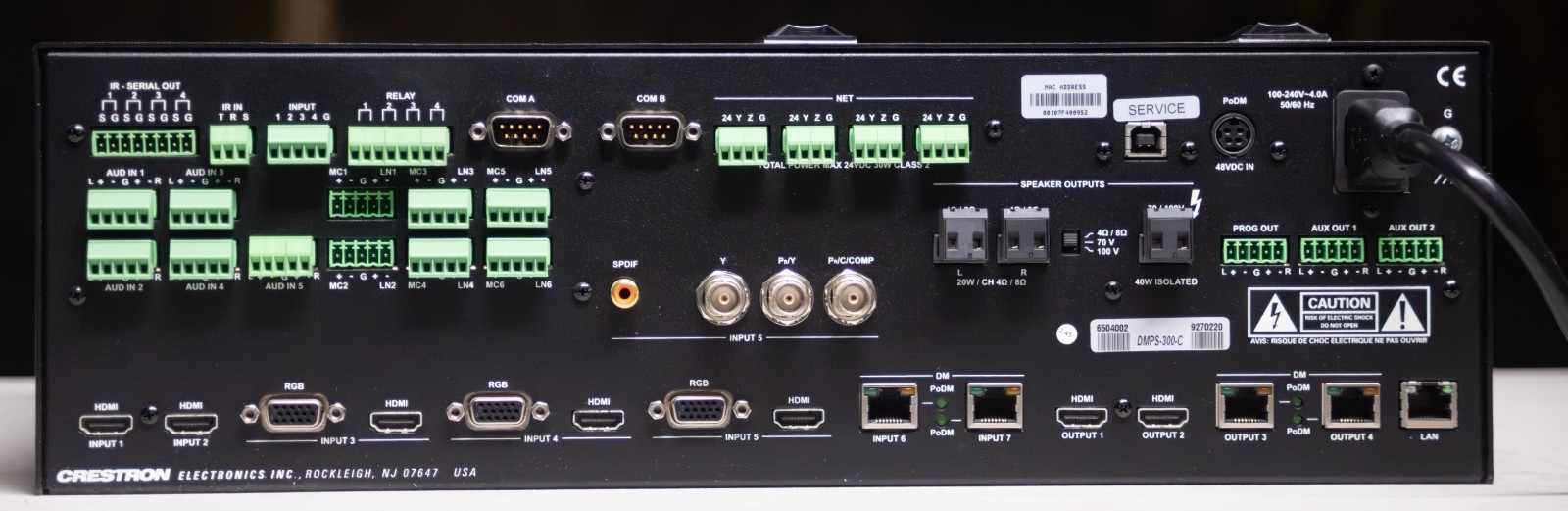 Crestron DMPS-300-C Digital Media Presentation System HDMI